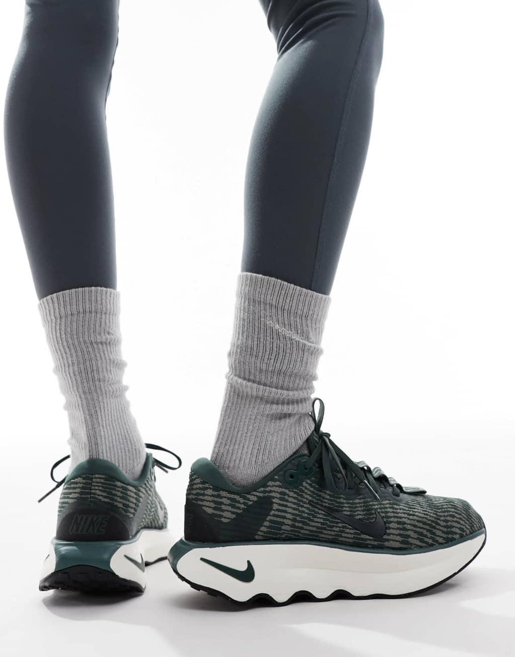 Nike Training Motiva sneakers in dark green Product Image