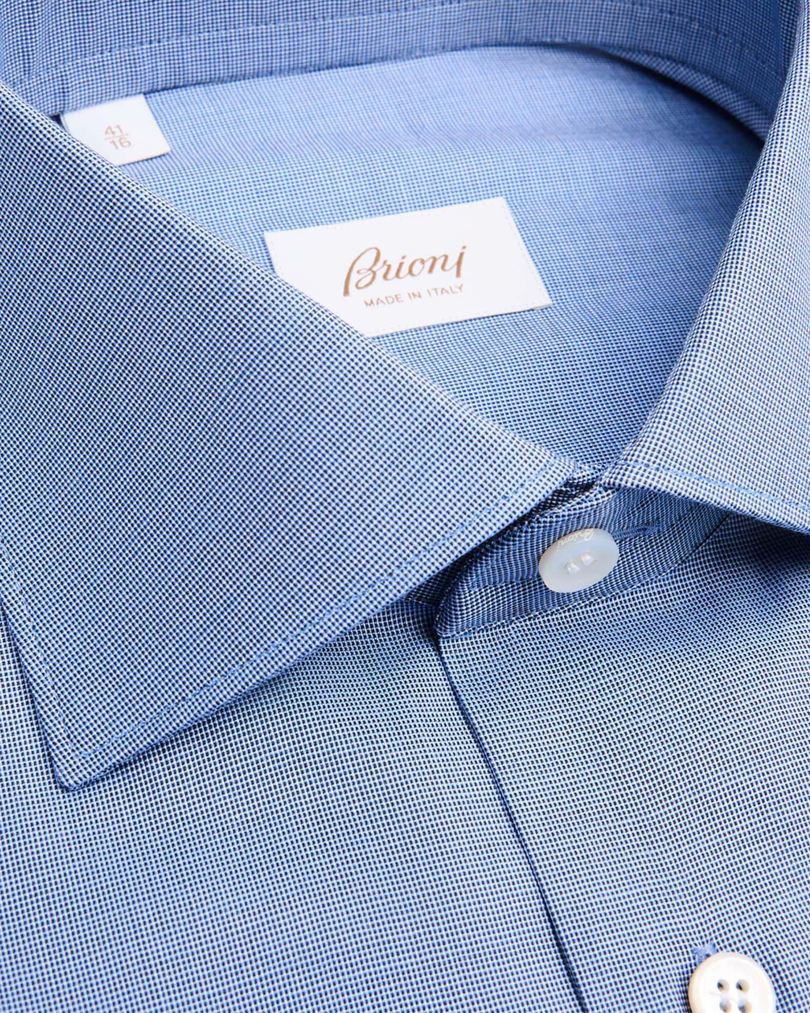 Men's Cotton Tic Weave Classic-Fit Dress Shirt Product Image