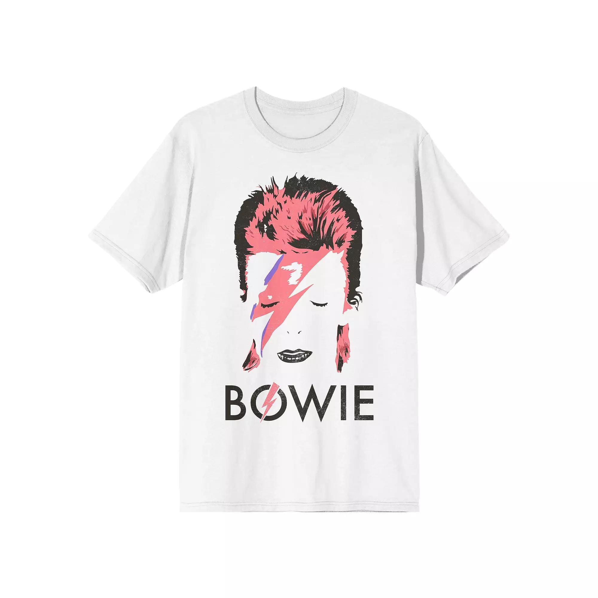 Men's David Bowie Stardust Tee, Size: XXL, White Product Image