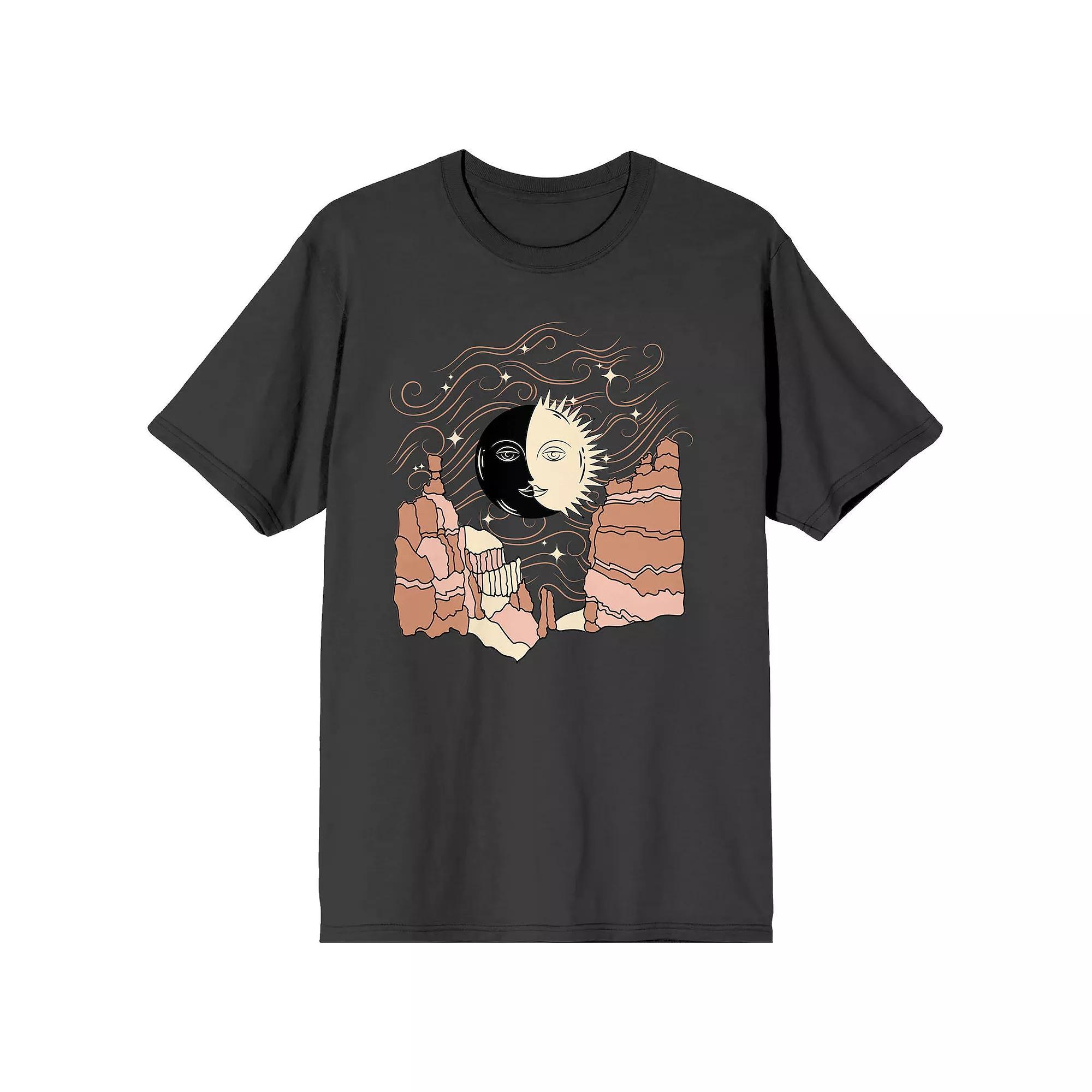 Men's Celestial Tropics Night Tee, Size: Medium, Black Product Image
