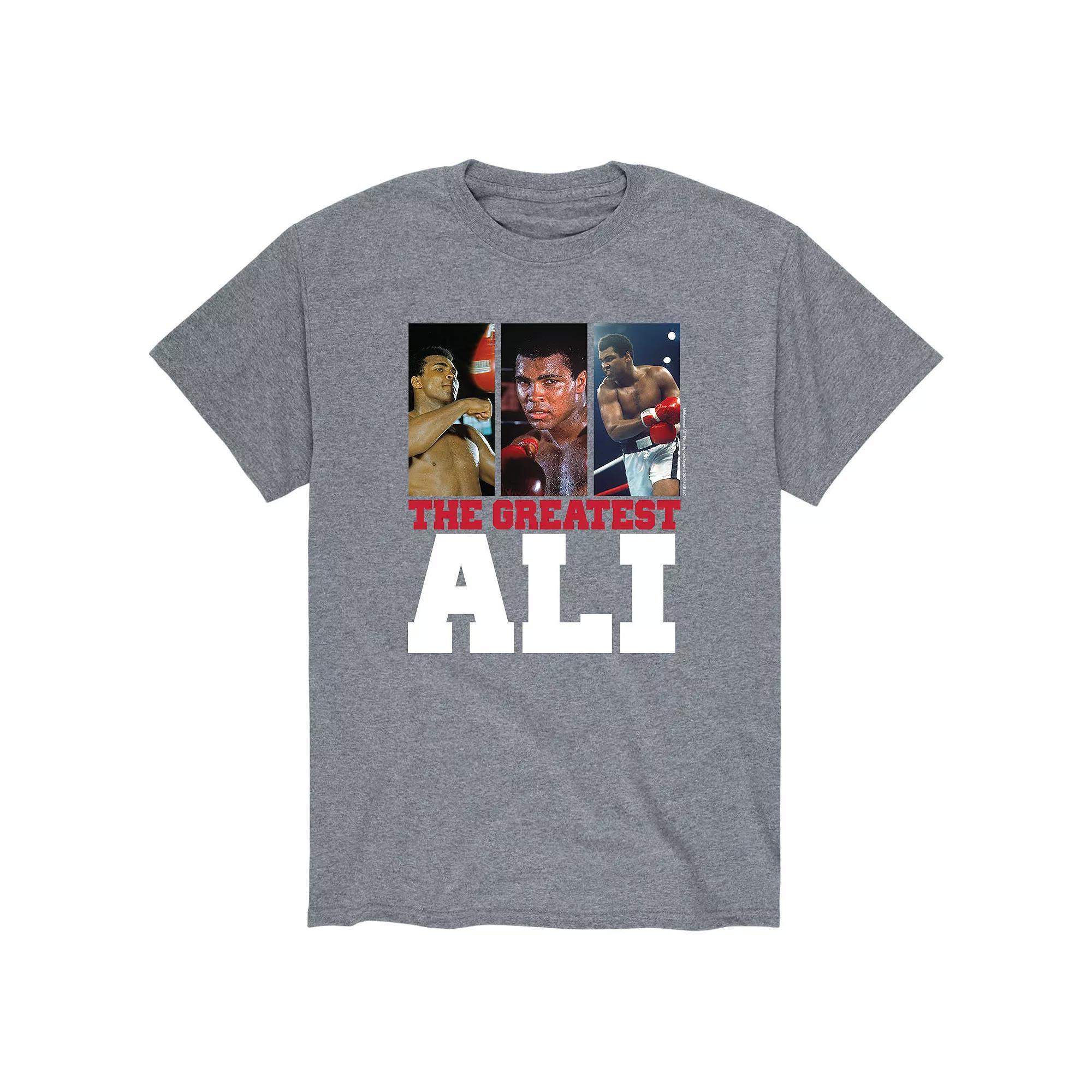 Mens Muhammad Ali The Greatest Tee Athletic Grey Product Image