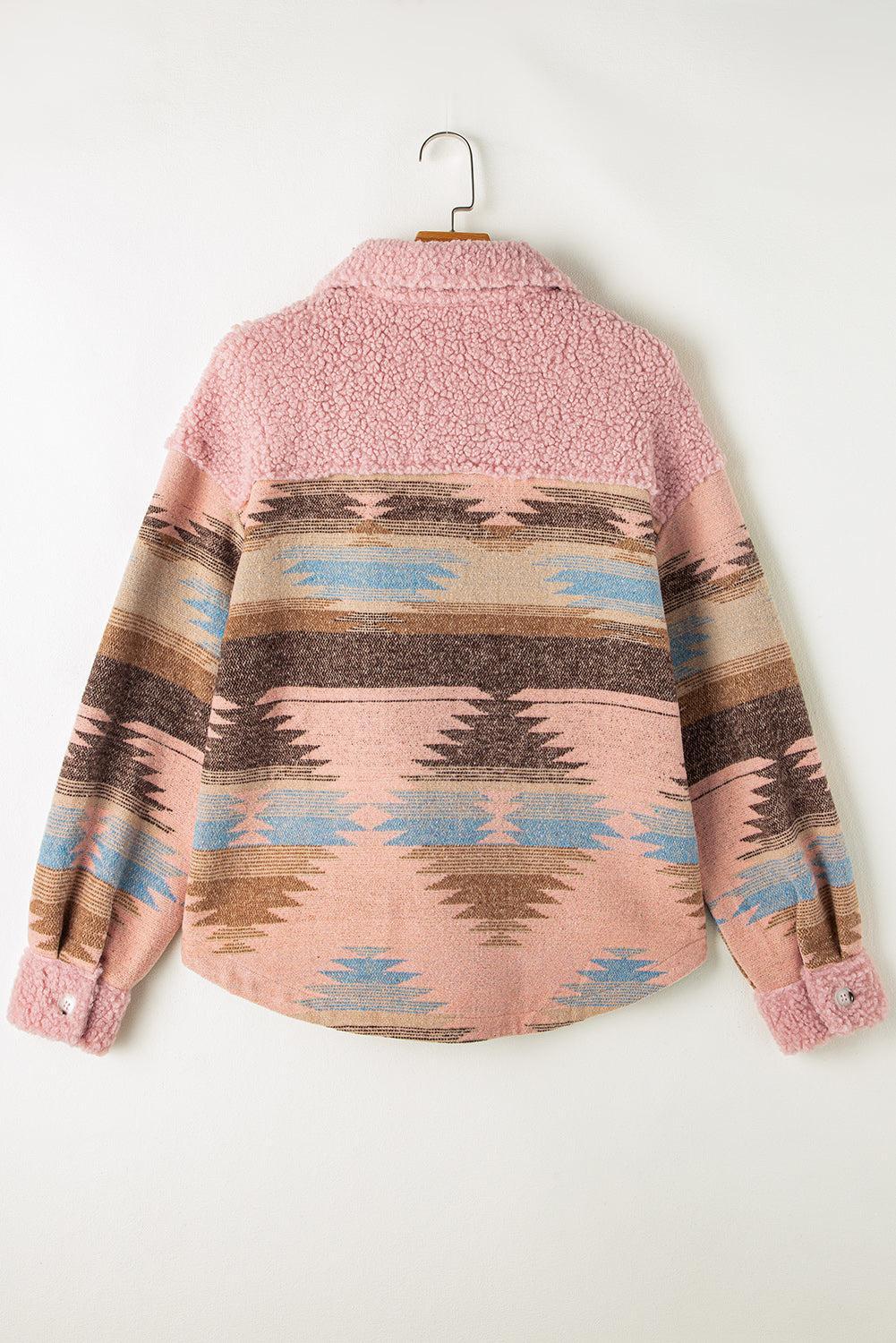 Aztec Sherpa Lined Jacket Product Image