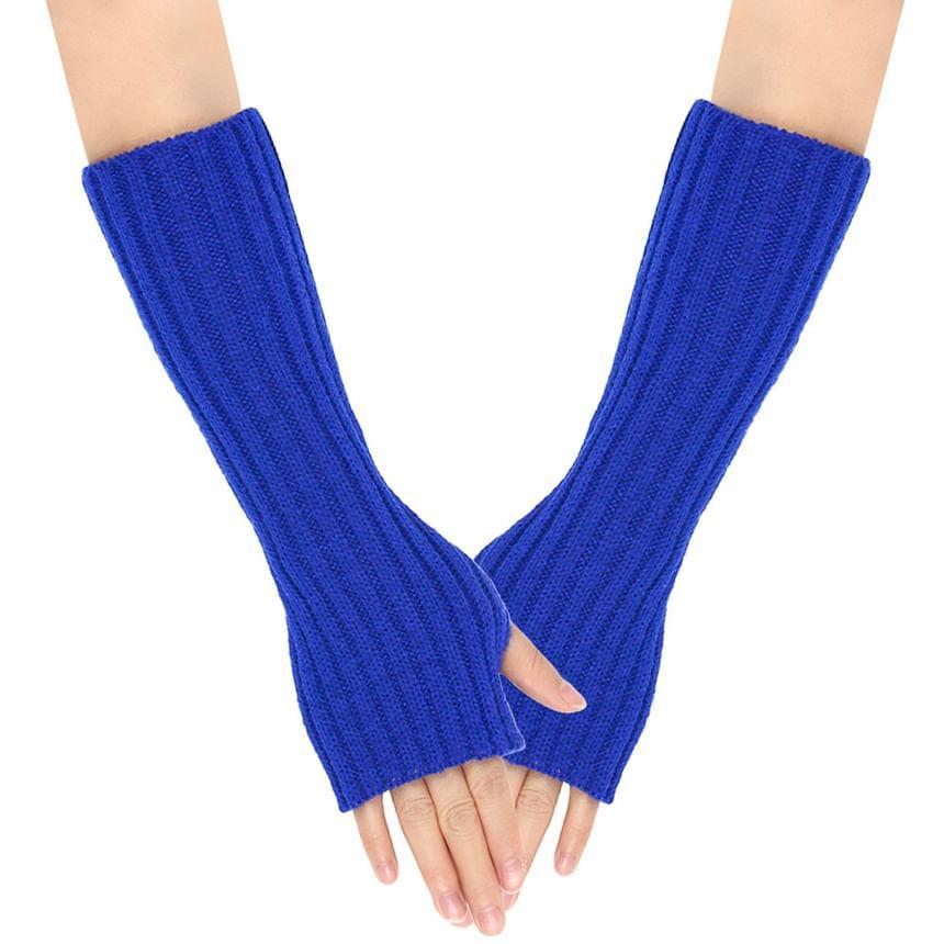 Plain Knit Arm Sleeves Product Image
