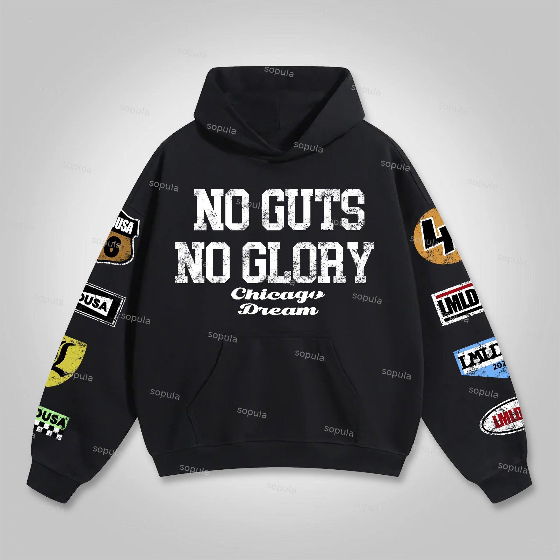 Sopula Jesus Print Graphic Cotton Hoodie Product Image