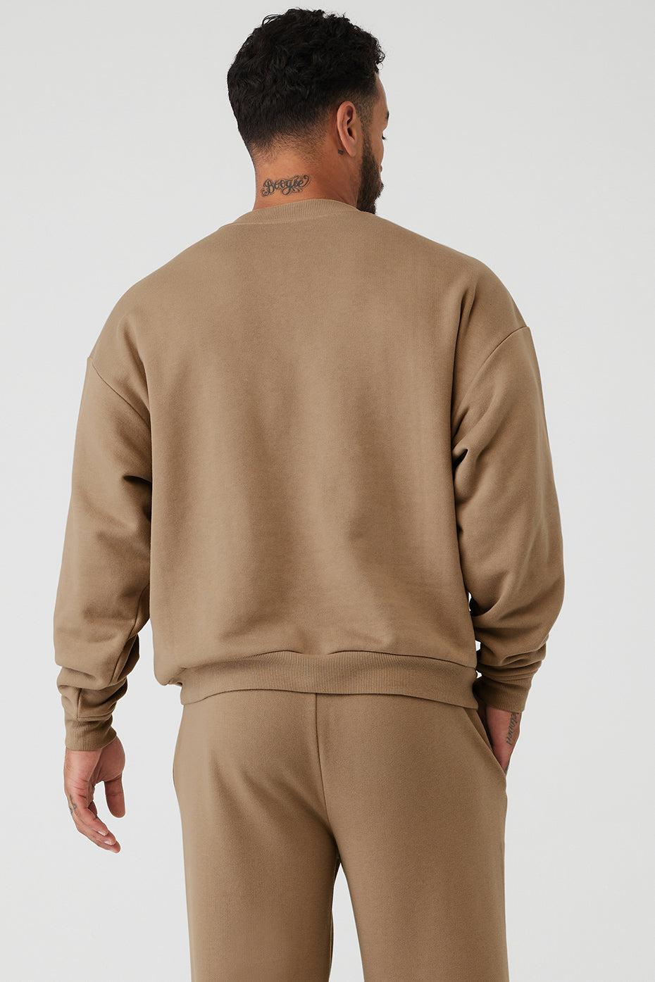 Accolade Crew Neck Pullover - Gravel Product Image