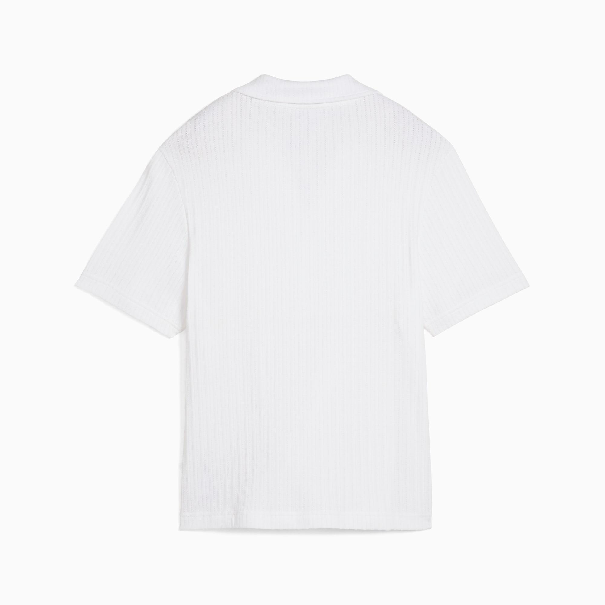 WARDROBE ESSENTIALS Women's Pointelle Shirt Product Image