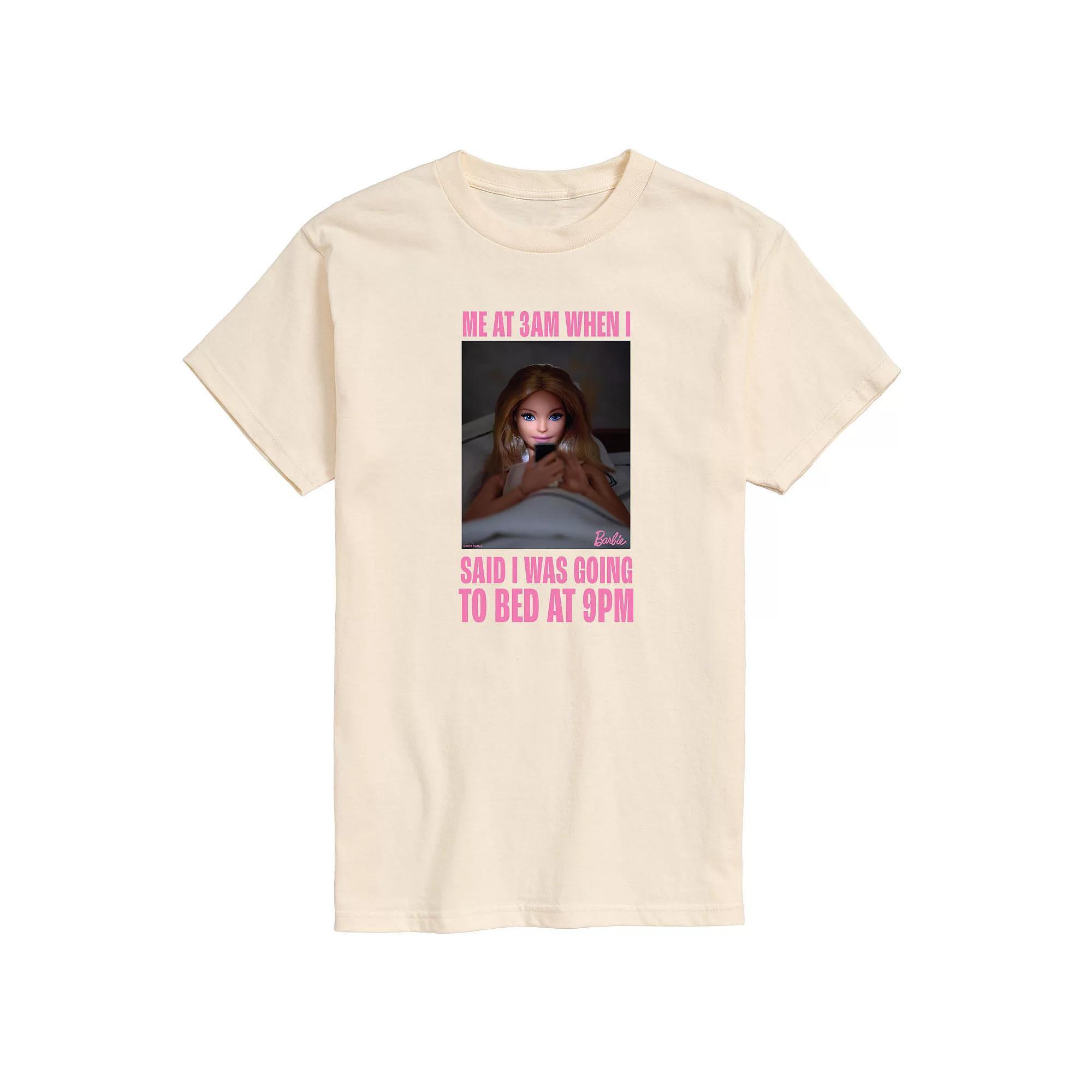 Big & Tall Barbie Bedtime Meme Graphic Tee, Mens Product Image