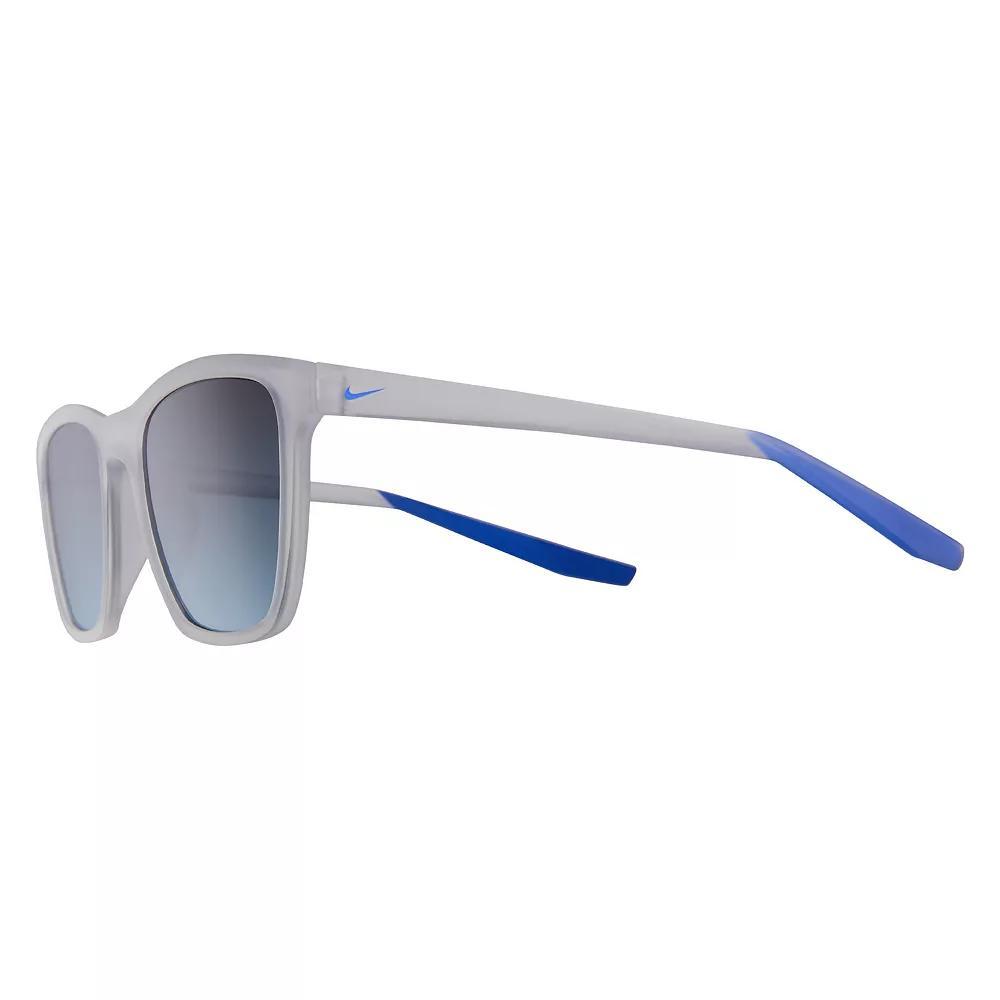 Men's Nike Stint 53 mm Square Mirror Sunglasses, Blue Product Image