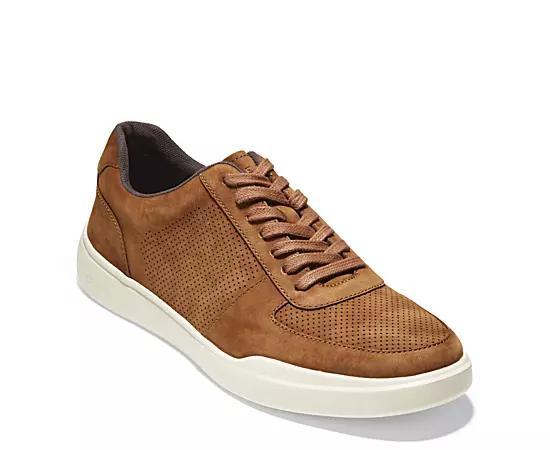 Cole Haan Grand Crosscourt Mens Leather Sneakers Product Image