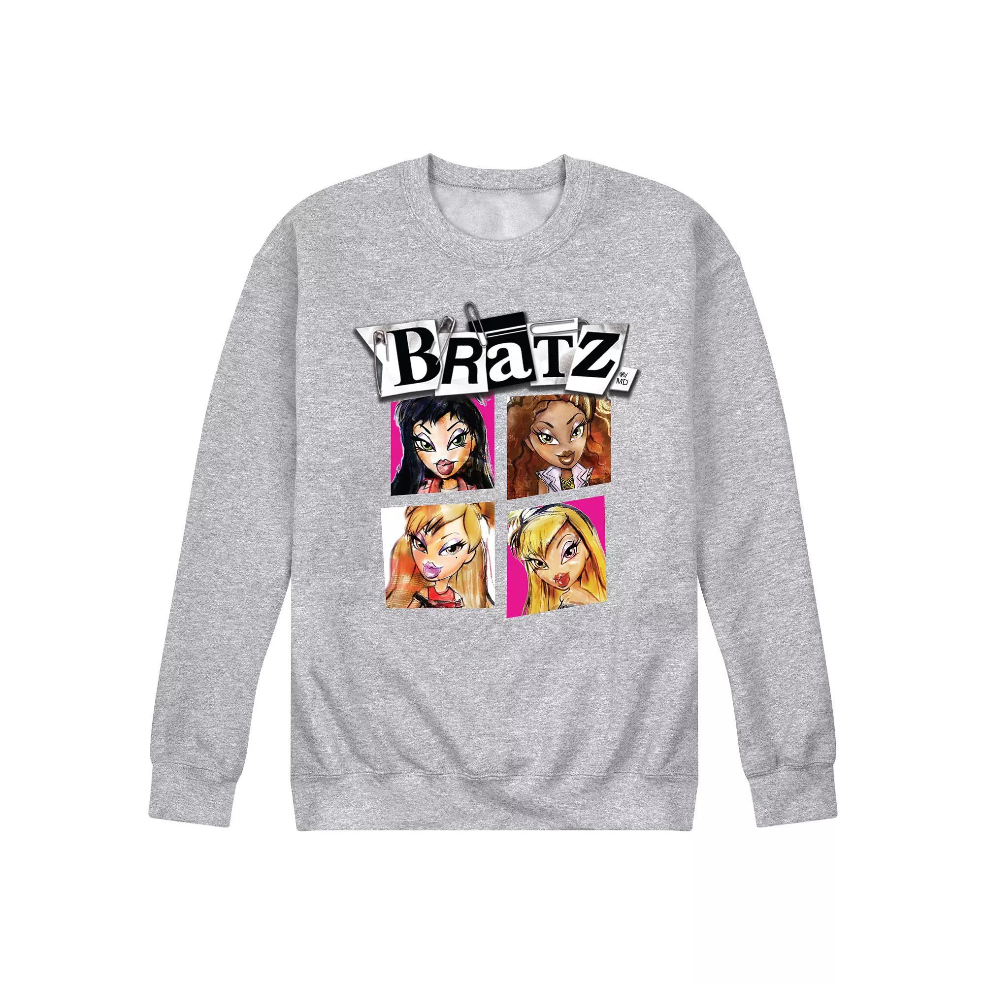 Mens Bratz Grid Fleece Sweatshirt Product Image