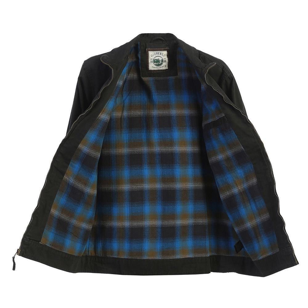 Gioberti Men's 100% Cotton Casual Outerwear Twill Multi Pocket Cargo Shirt Jacket Product Image