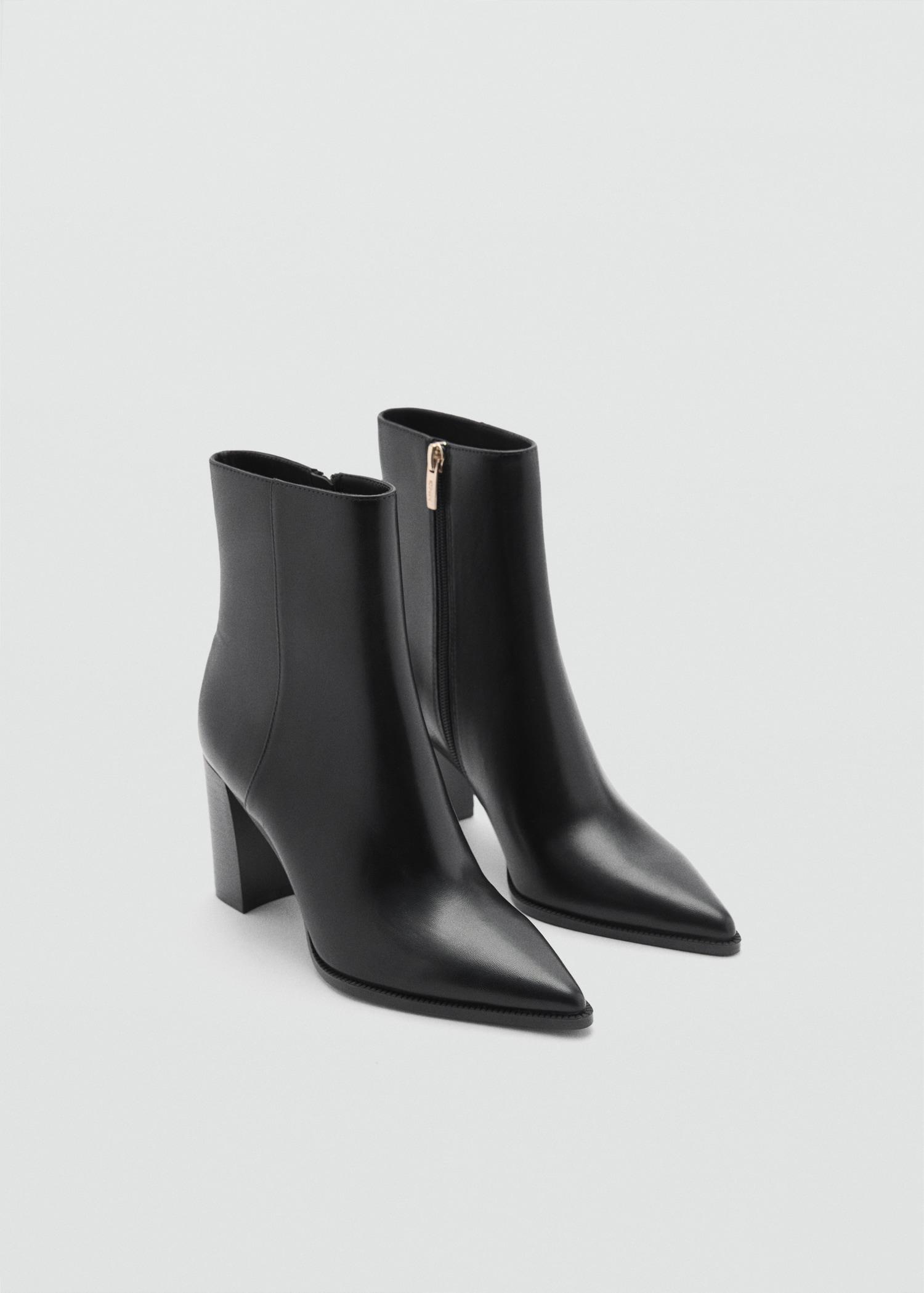 Pointed heel ankle boot - Women | MANGO USA Product Image