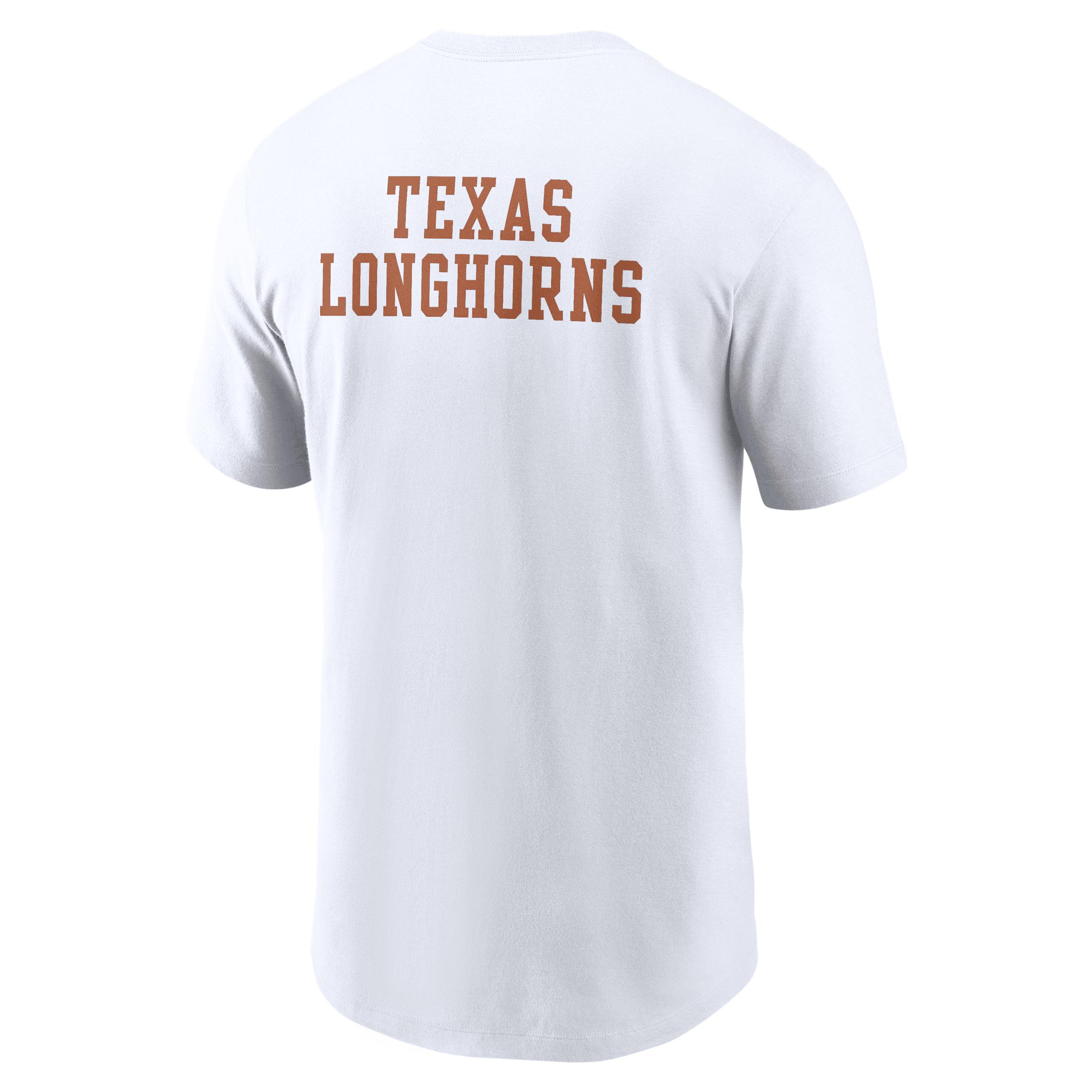 Texas 2-Hit Stacked Men's Nike College T-Shirt Product Image