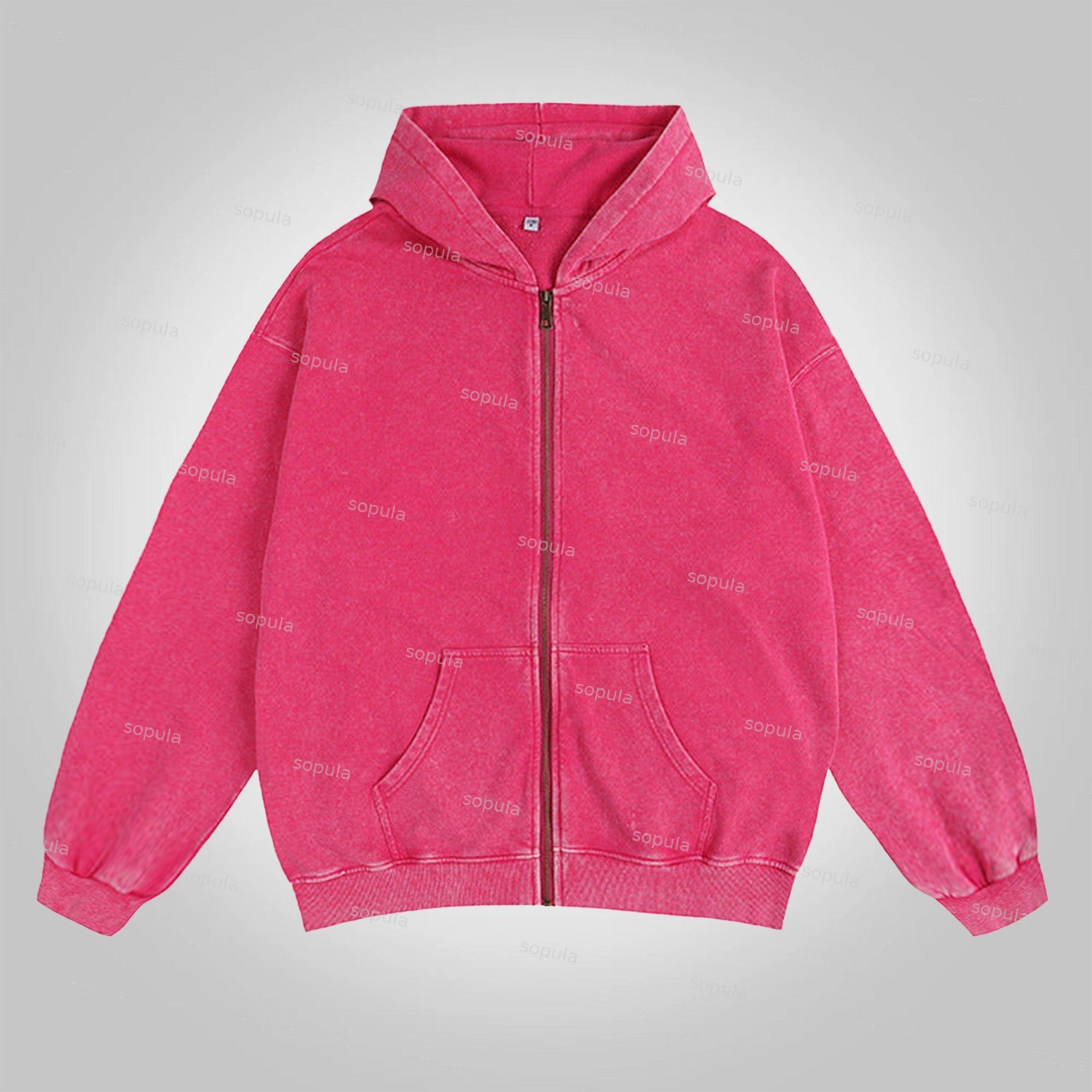 Sopula Virgin Mary Praying Faith Graphic Washed Hoodies Product Image
