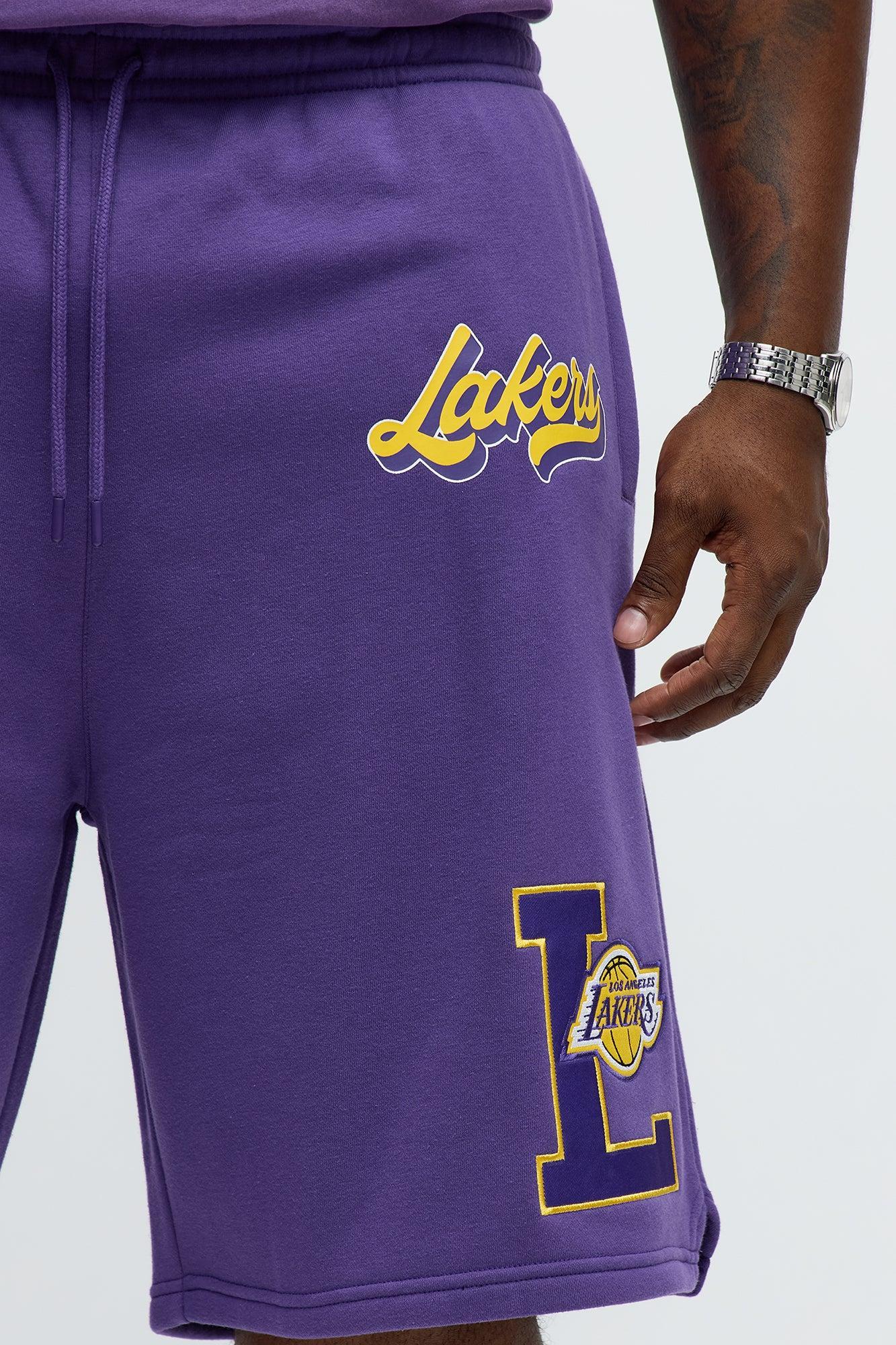 Lakers Basketball Sweatshorts - Purple Product Image