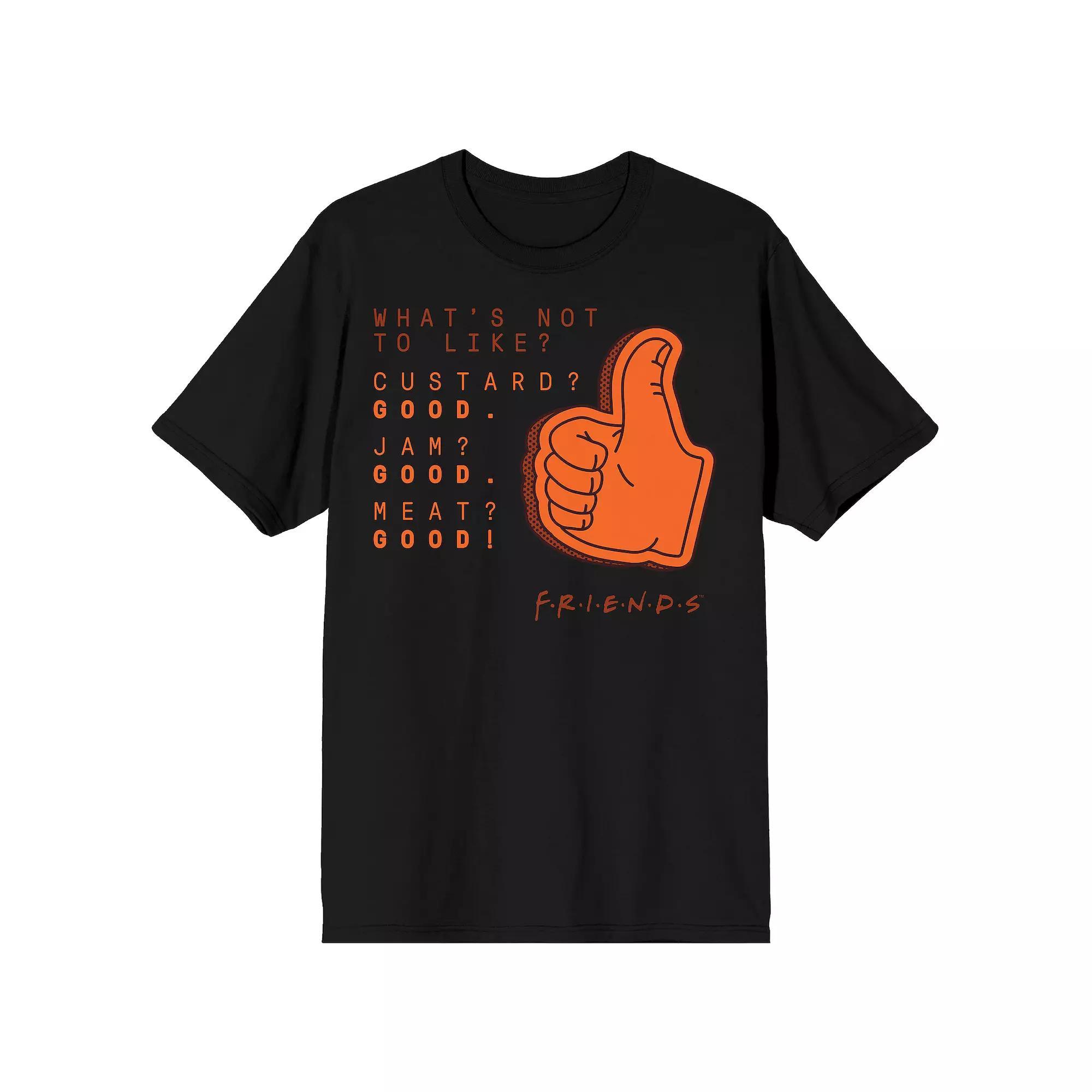 Men's Whats Not to Like Friends Tee, Size: Large, Black Product Image
