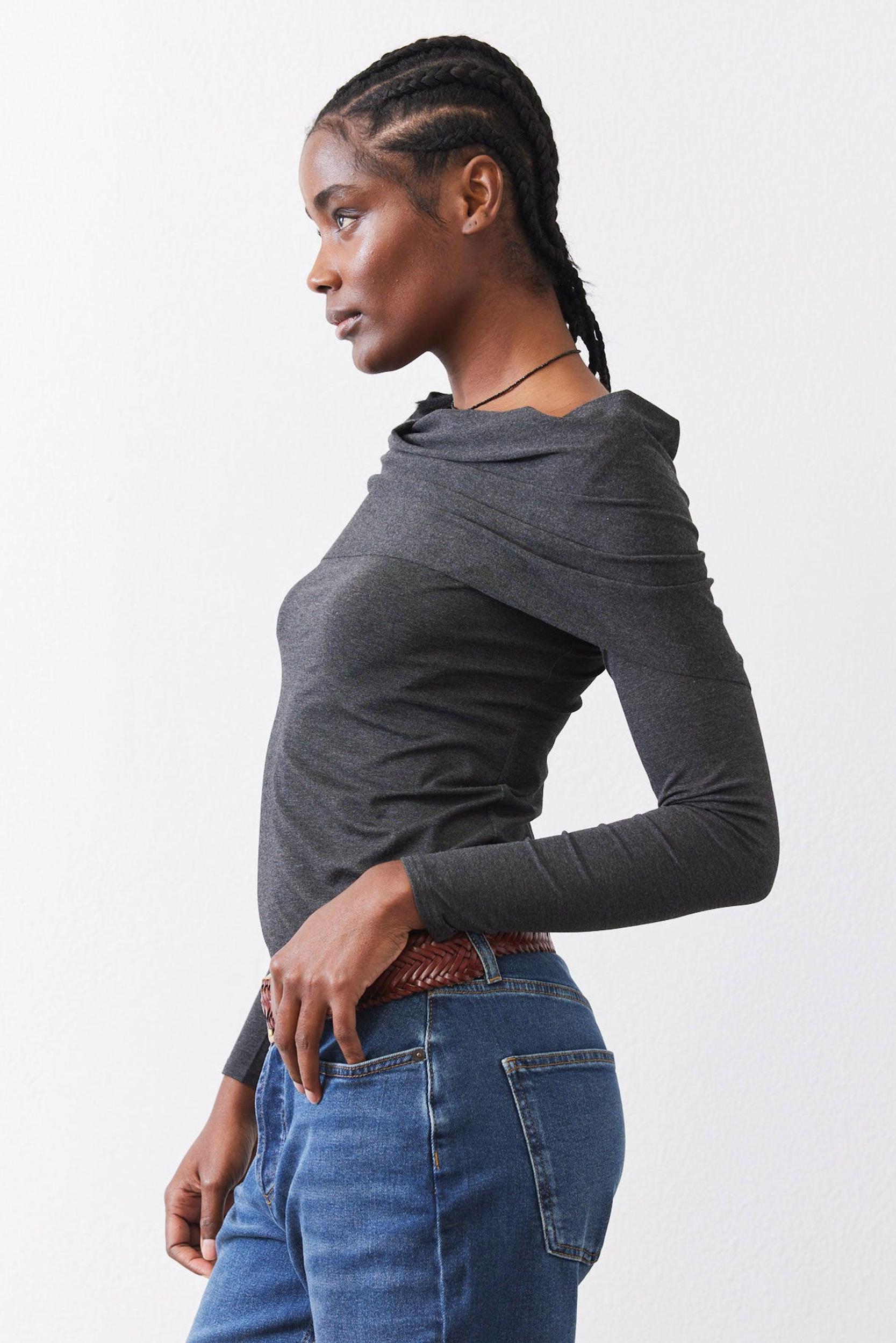 Iconic Off The Shoulder Long Sleeve Top Product Image