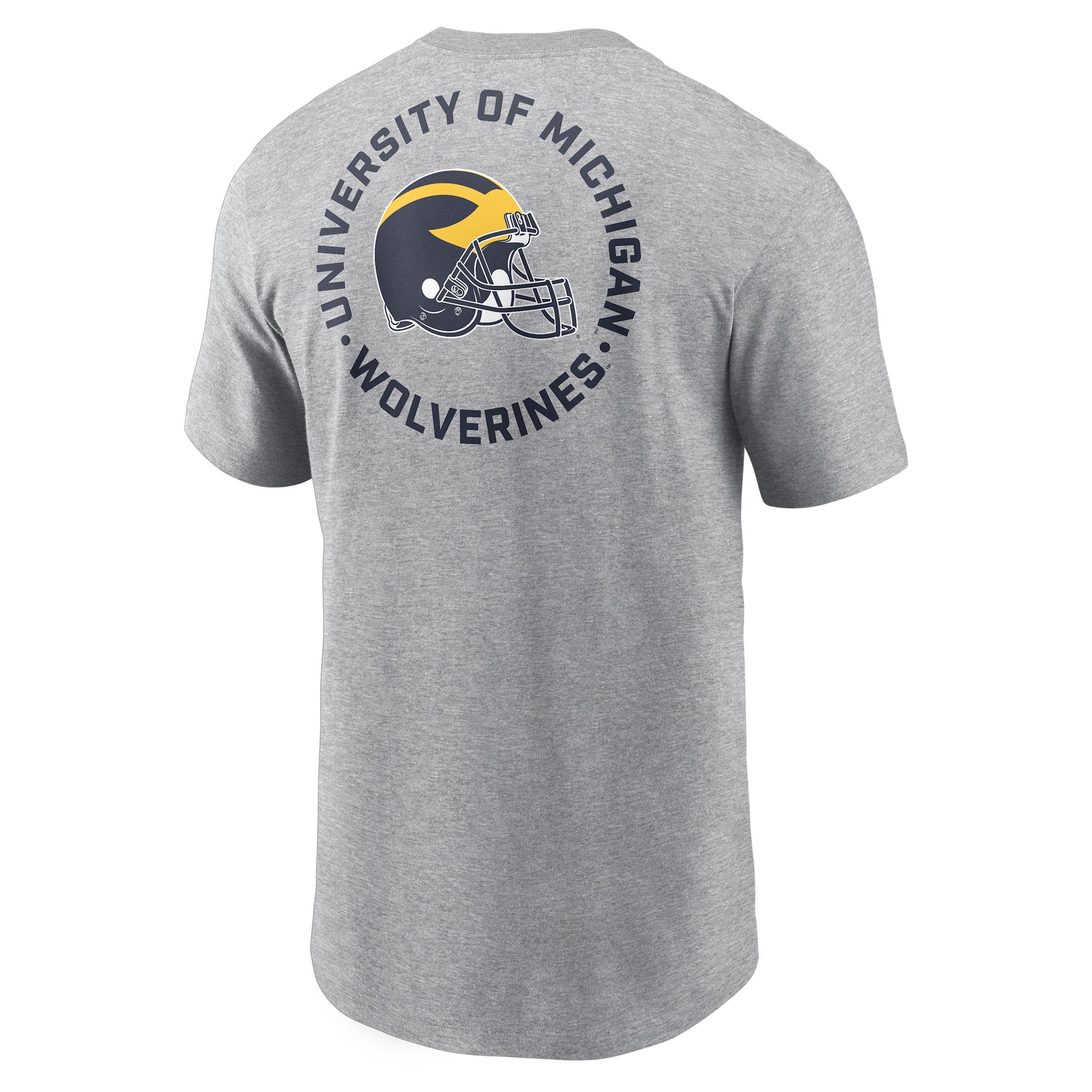 Michigan Campus 2-Hit Men's Nike College T-Shirt Product Image