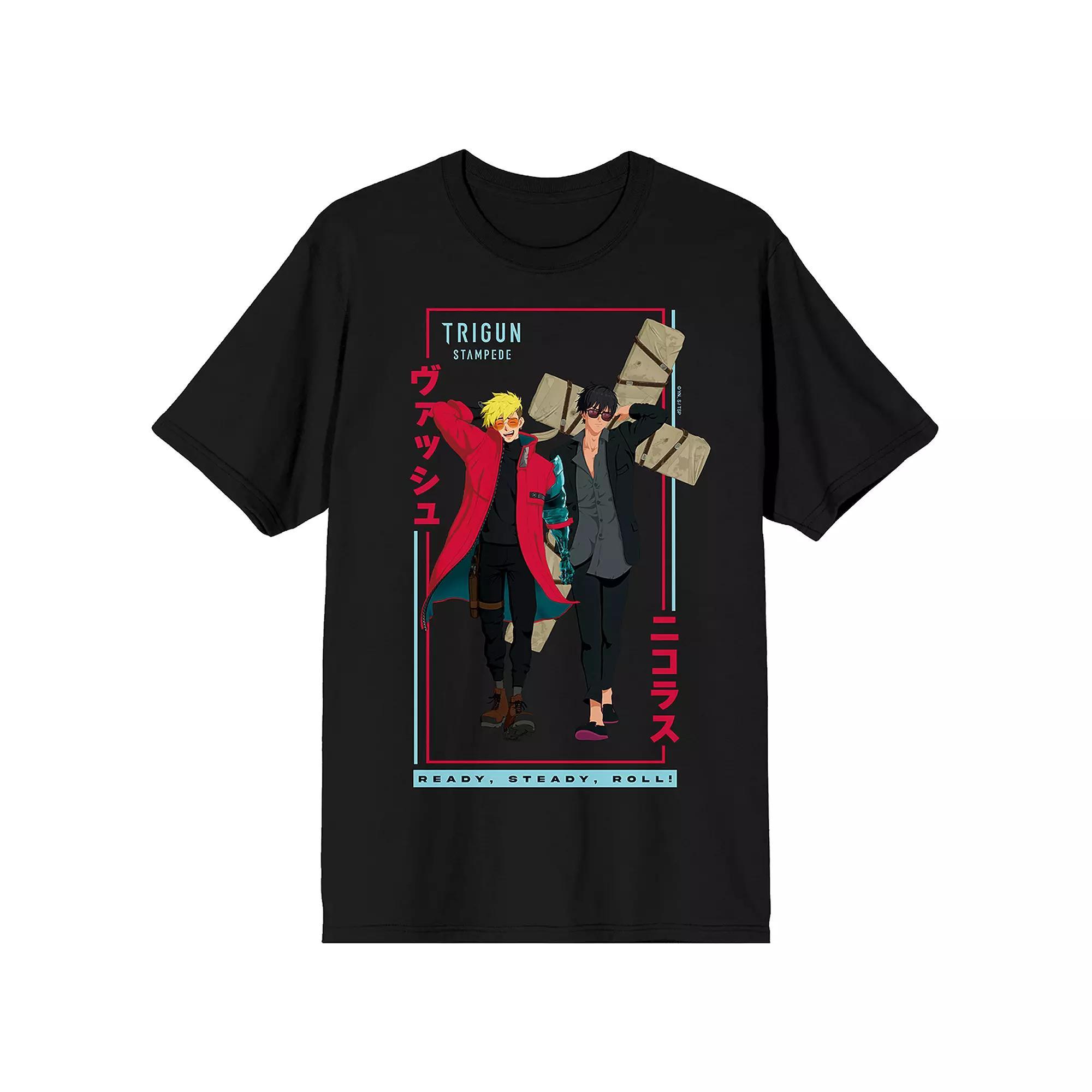 Men's Trigun Stampede Vash Graphic Tee, Size: XL, Black Product Image