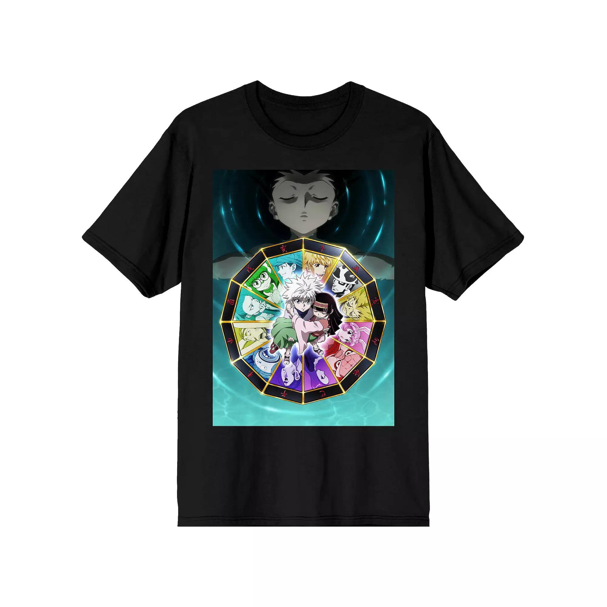 Men's Hunter x Hunter Rainbow Tee, Size: Small, Black Product Image