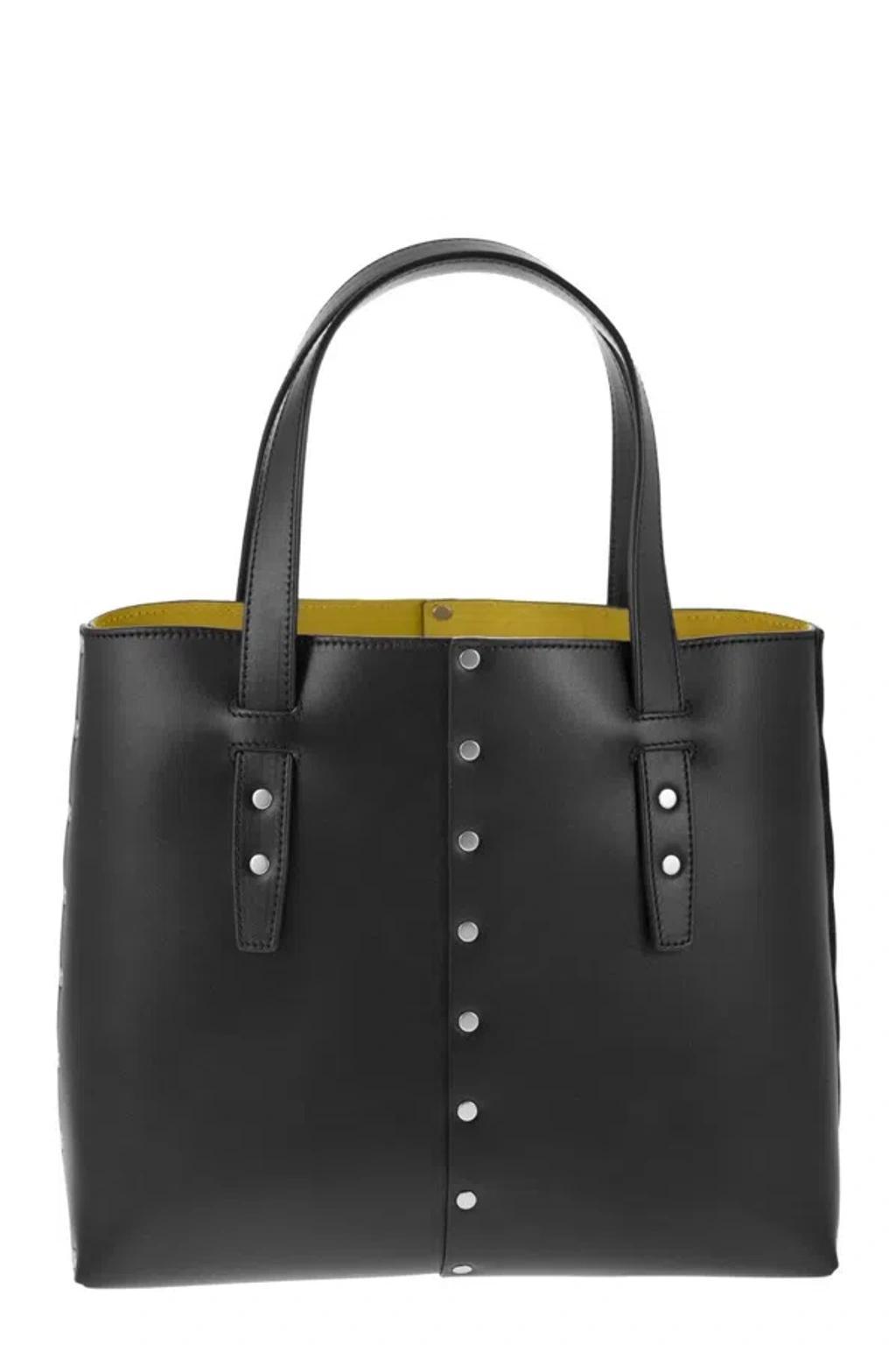 FABIANA FILIPPI Leather And Studded Tote Bag Product Image