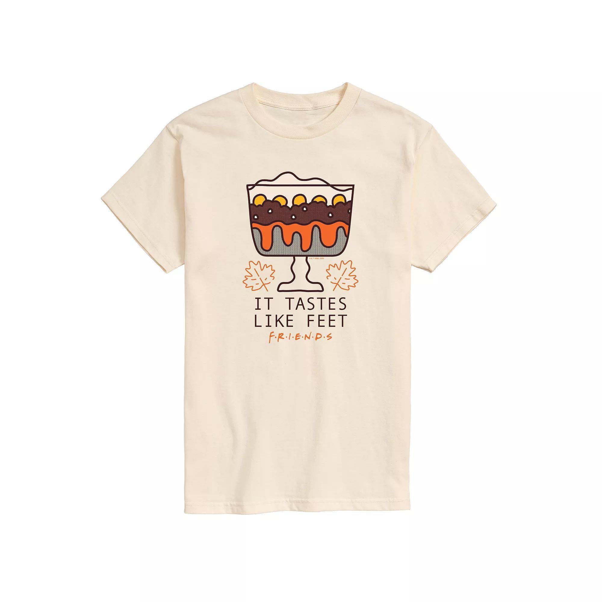 Men's Friends It Tastes Like Feet Graphic Tee, Size: Medium, Beige Product Image