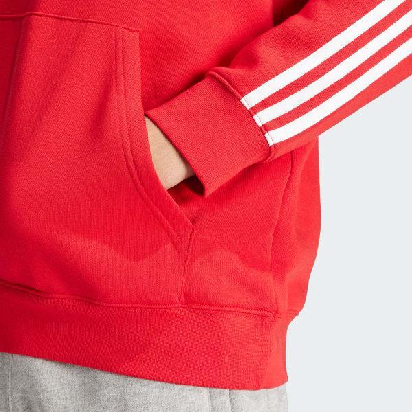 adidas Adicolor Classics 3-Stripes Hoodie Better Scarlet 2XL Mens Product Image