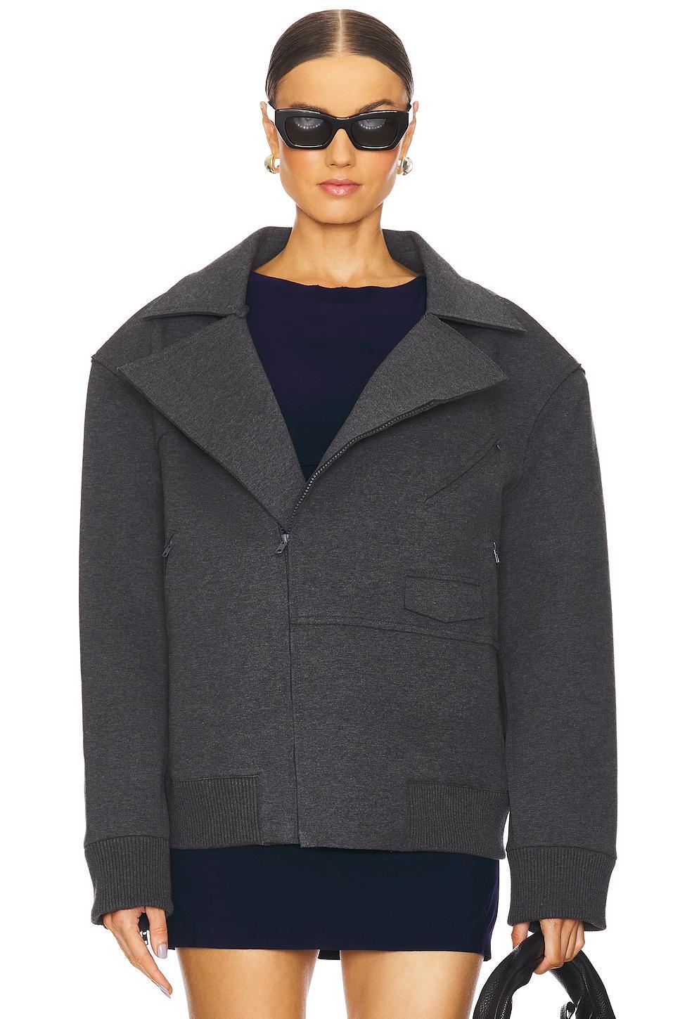 Oversized Moto Jacket Norma Kamali Product Image