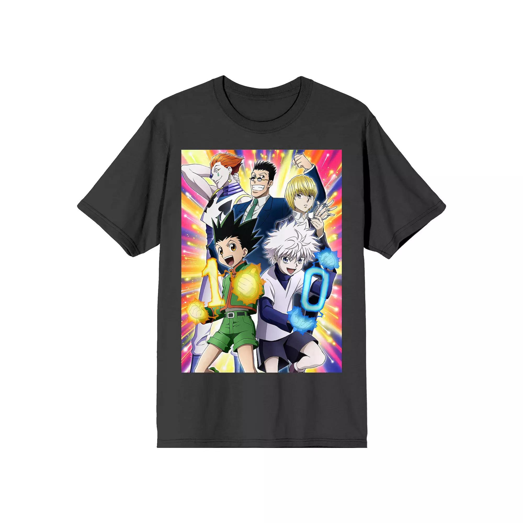 Men's Hunter X Hunter 10th Short Sleeve Graphic Tee, Size: XL, Gray Product Image