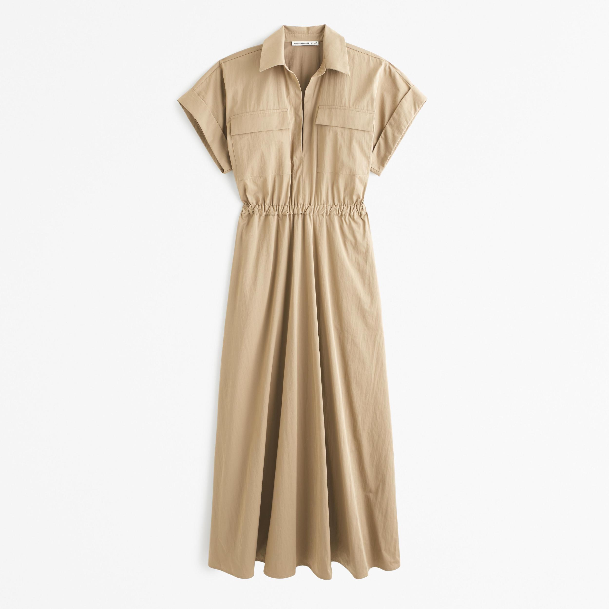 Utility Maxi Shirt Dress Product Image