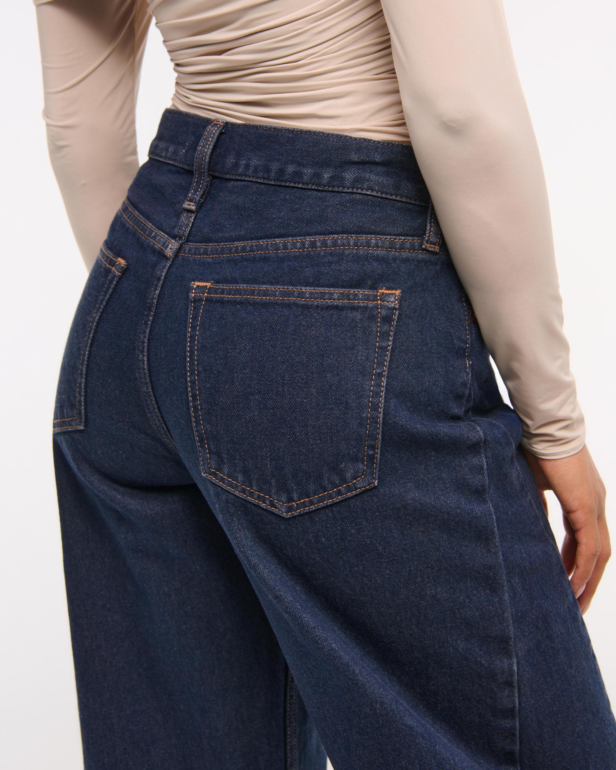 Mid Rise Barrel Jean Product Image