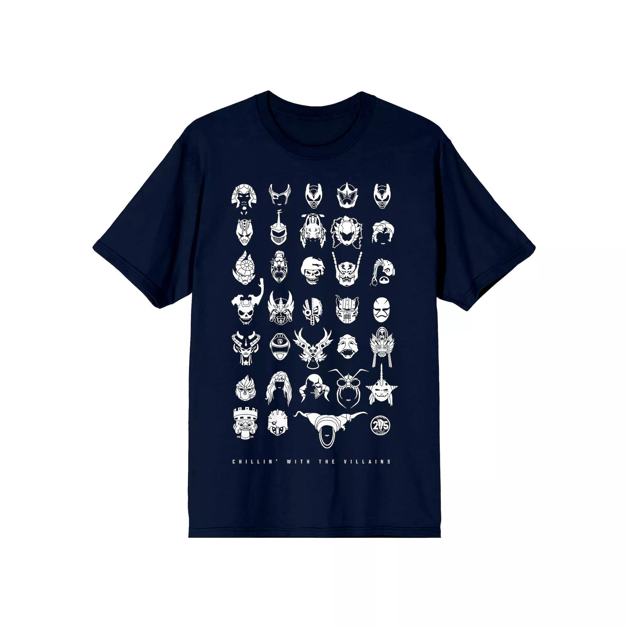 Men's Power Rangers Villains Tee, Size: Medium, Blue Product Image