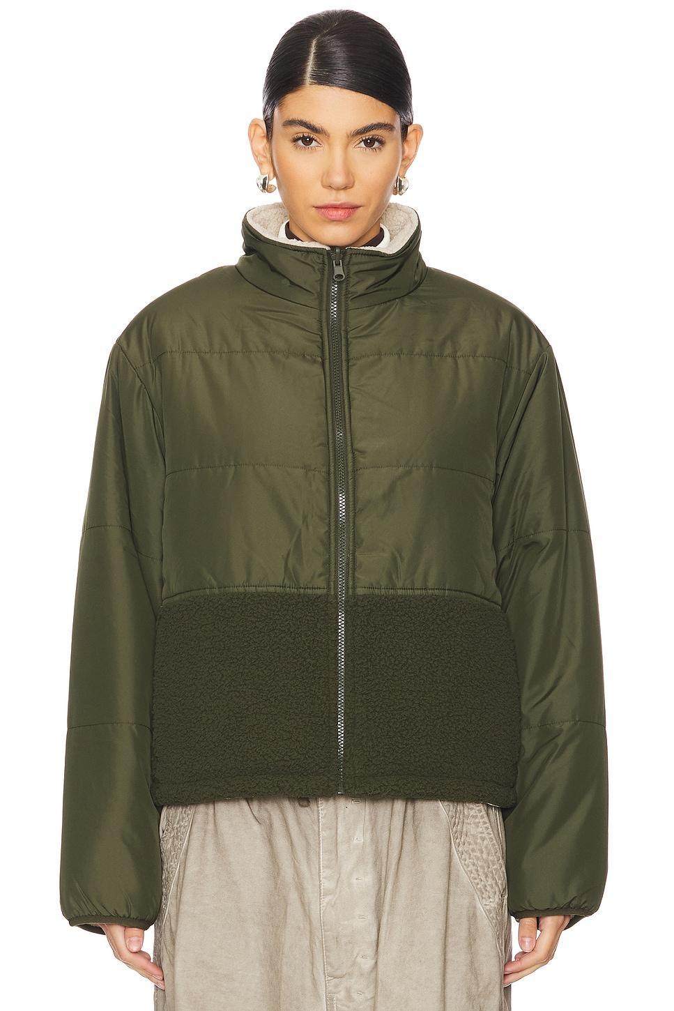 Tasha Reversible Puffer Sherpa Jacket Velvet by Graham & Spencer Product Image