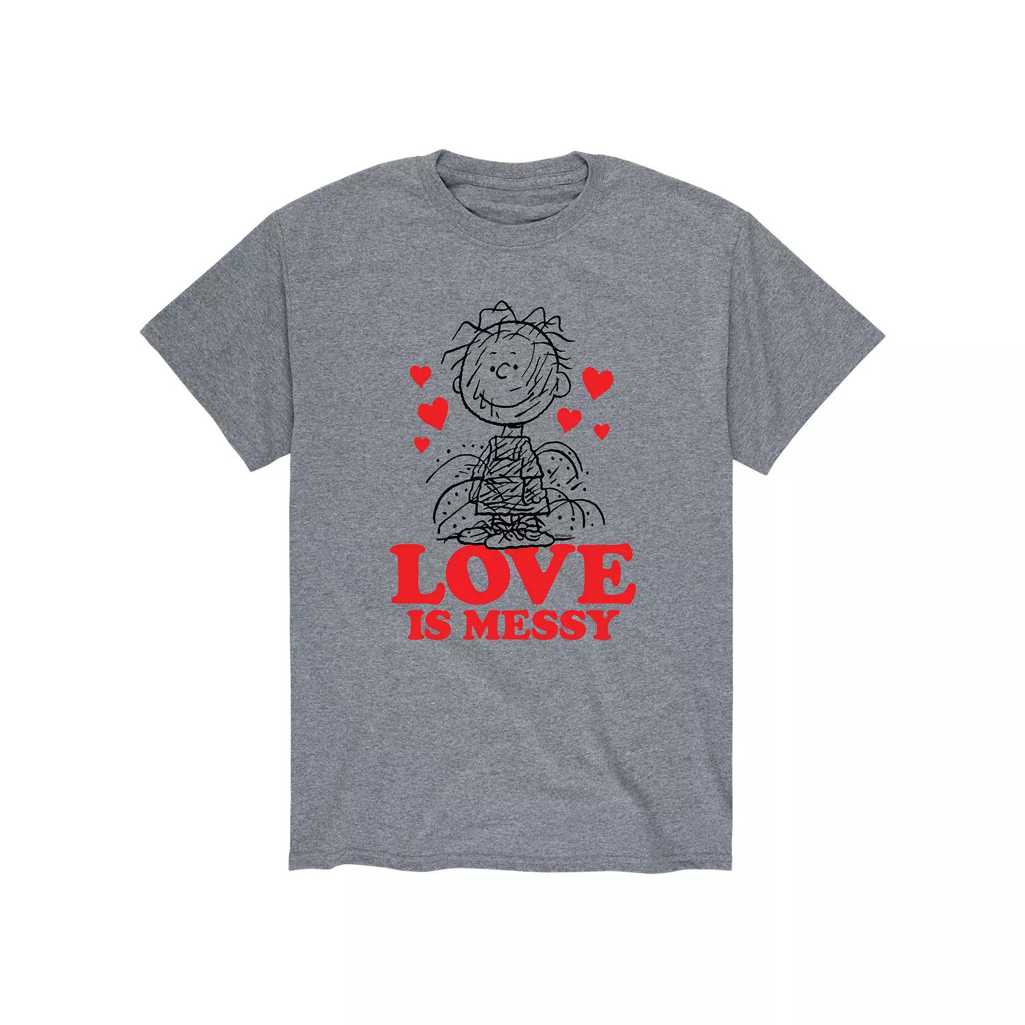 Mens Peanuts Pigpen Love Is Messy Tee Product Image