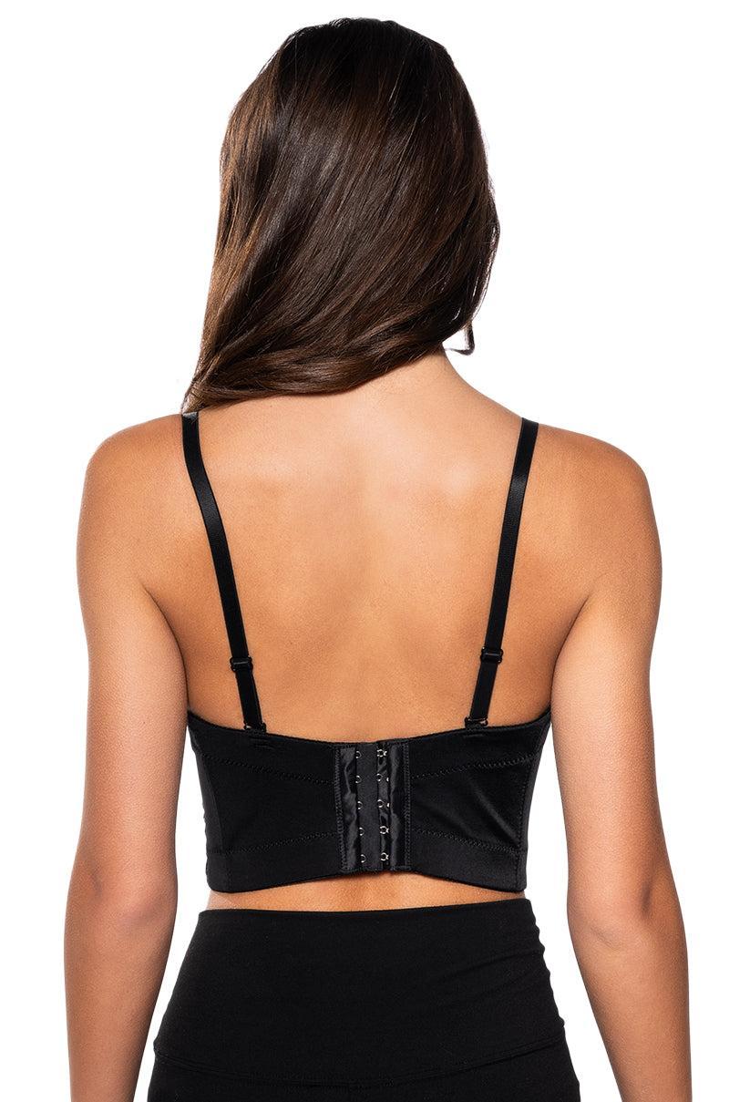 ON MY LEVEL RHINESTONE CORSET TOP Product Image