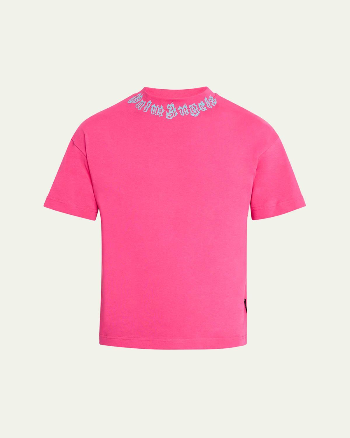 Mens T-Shirt with Neck Logo Product Image