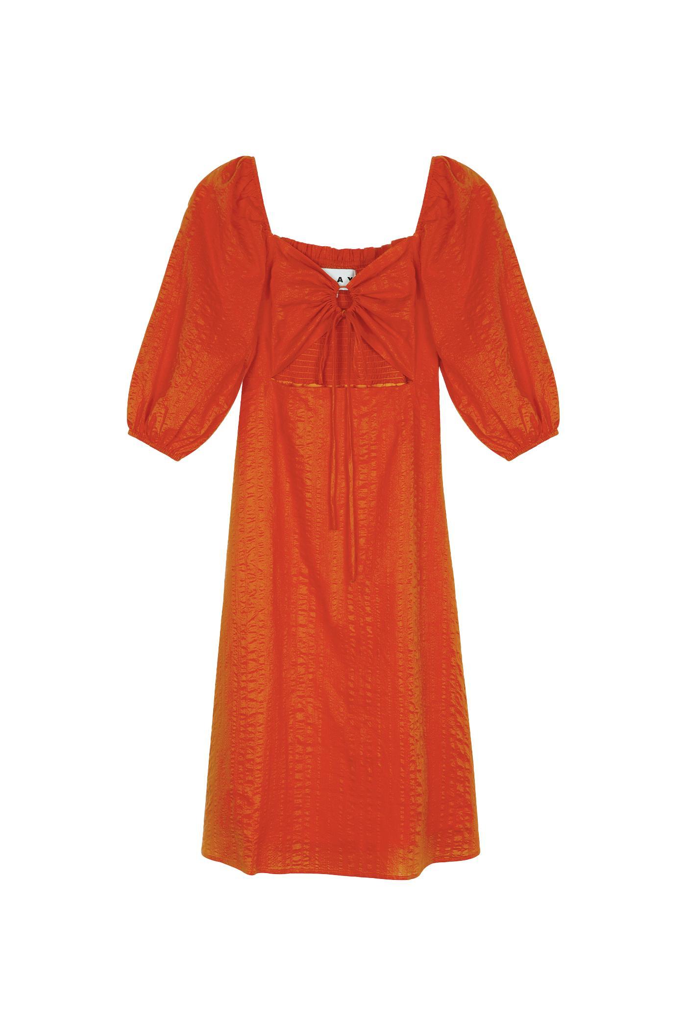 Jules Midi Dress - Turmeric Product Image