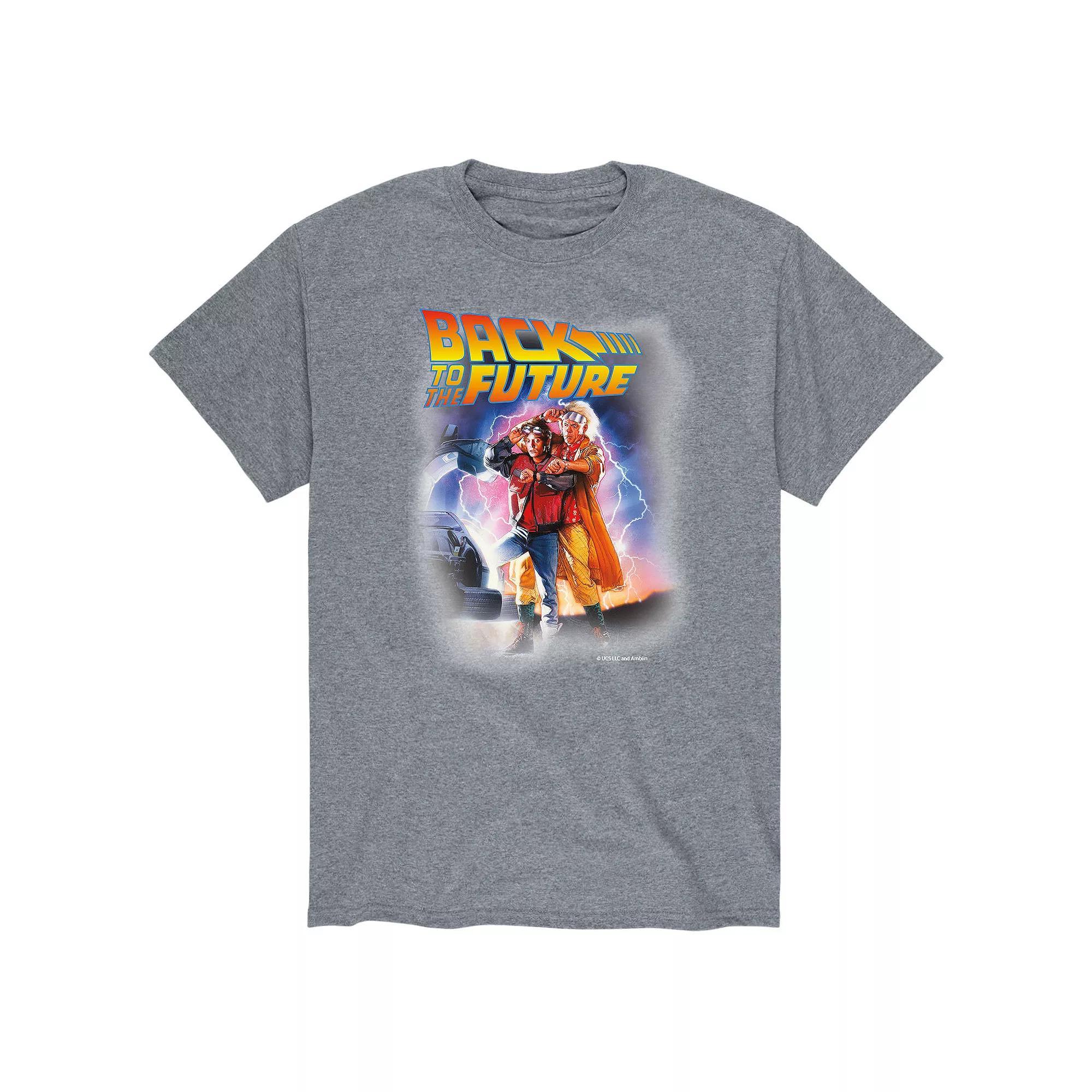 Big & Tall Back to the Future Marty And Doc Graphic Tee, Mens Product Image