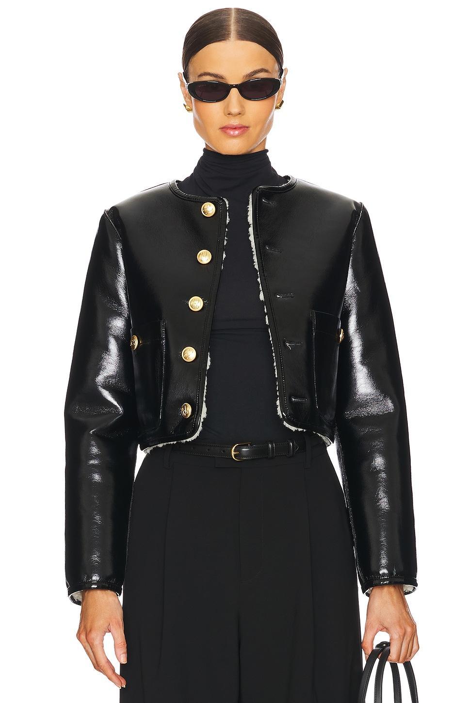 By Marianna Pauchet Reversible Faux Sherpa Jacket L'Academie Product Image
