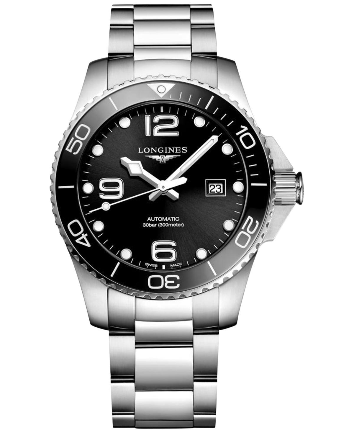 Longines Mens Hydroconquest Automatic Stainless Steel Bracelet Watch Product Image