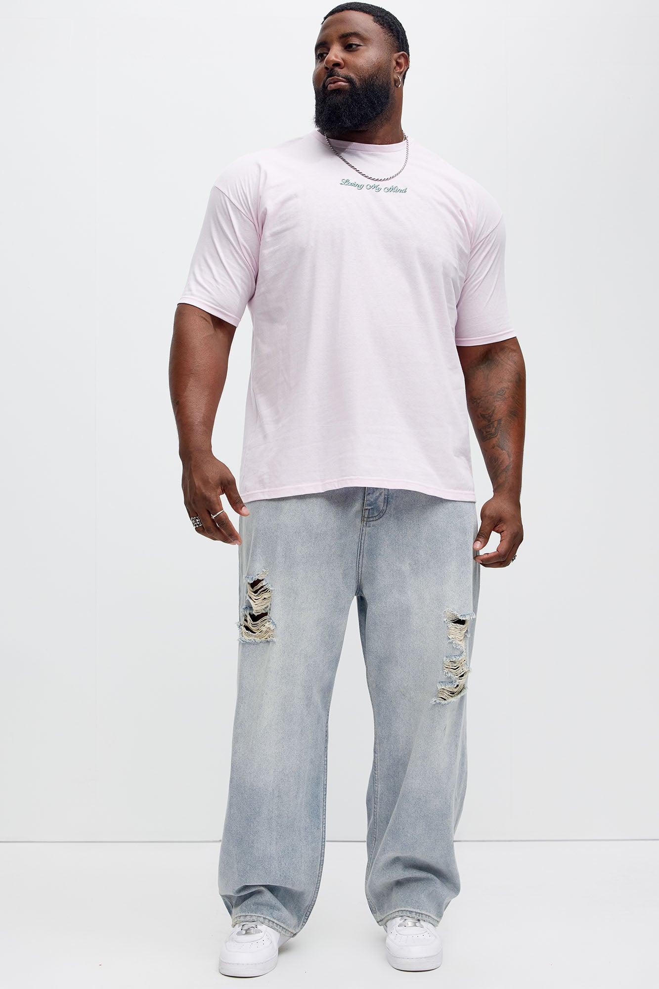 Losing My Mind Short Sleeve Tee - Pink Product Image