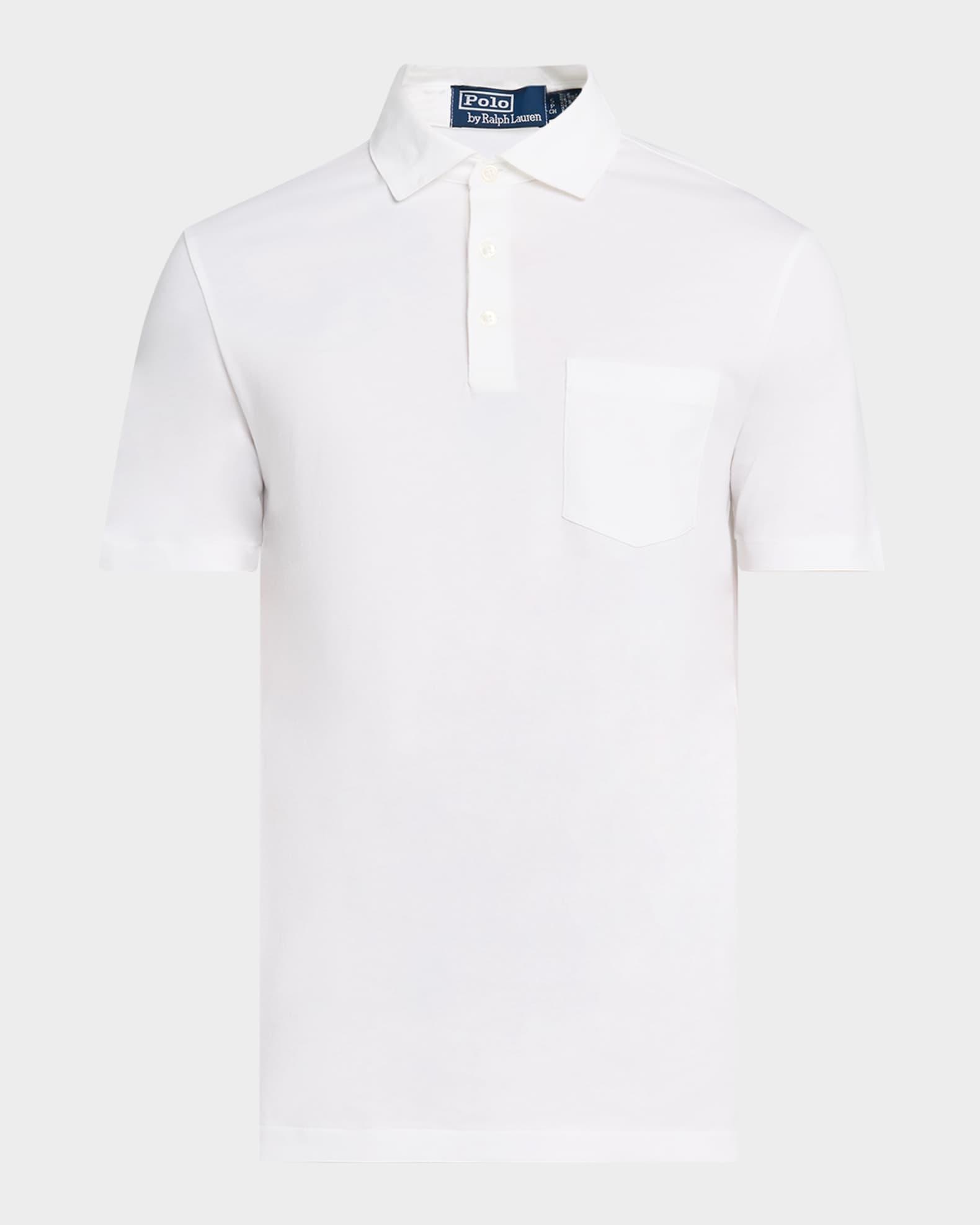 Men's Striped Lisle Polo Shirt Product Image