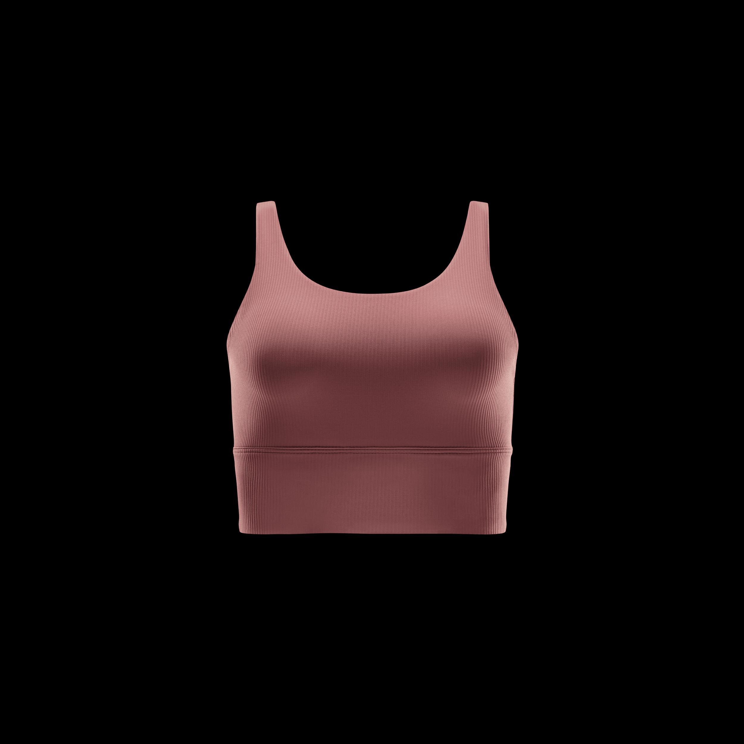 Nike Women's Zenvy Rib Light-Support Padded Longline Sports Bra Product Image
