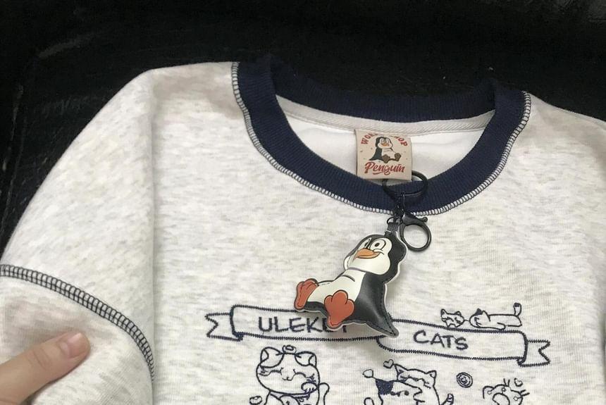 Crewneck Print Sweatshirt Product Image