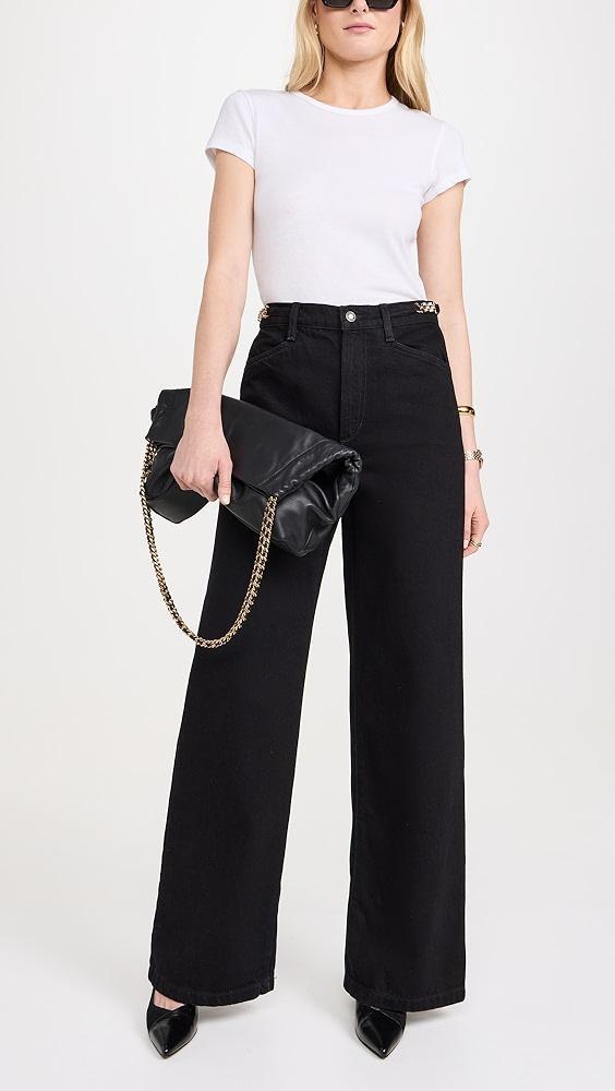 Favorite Daughter The Fancy Mischa Wide Leg Jeans | Shopbop Product Image