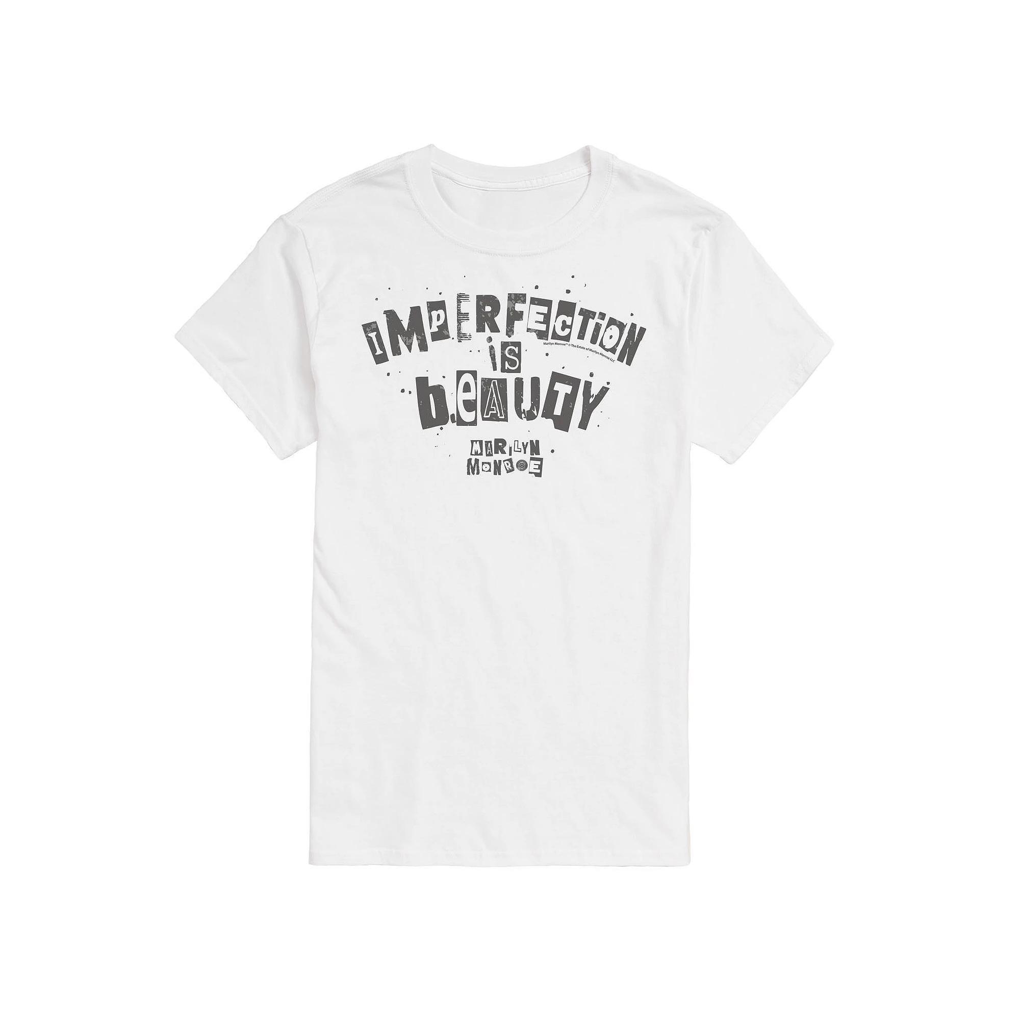 Mens Marilyn Monroe Imperfection Beauty Tee Product Image