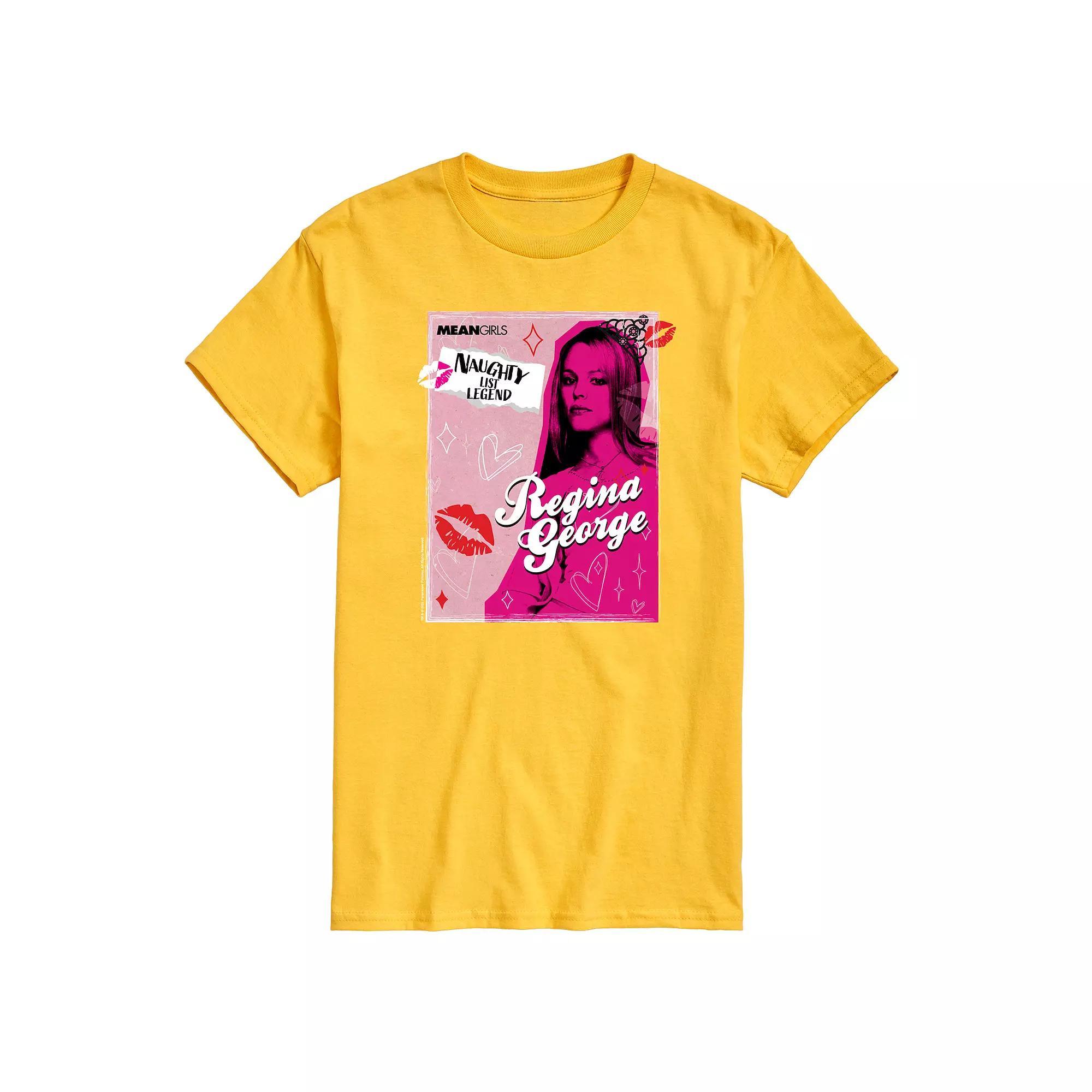 Mens Mean Girls Regina George Naughty List Graphic Tee Product Image