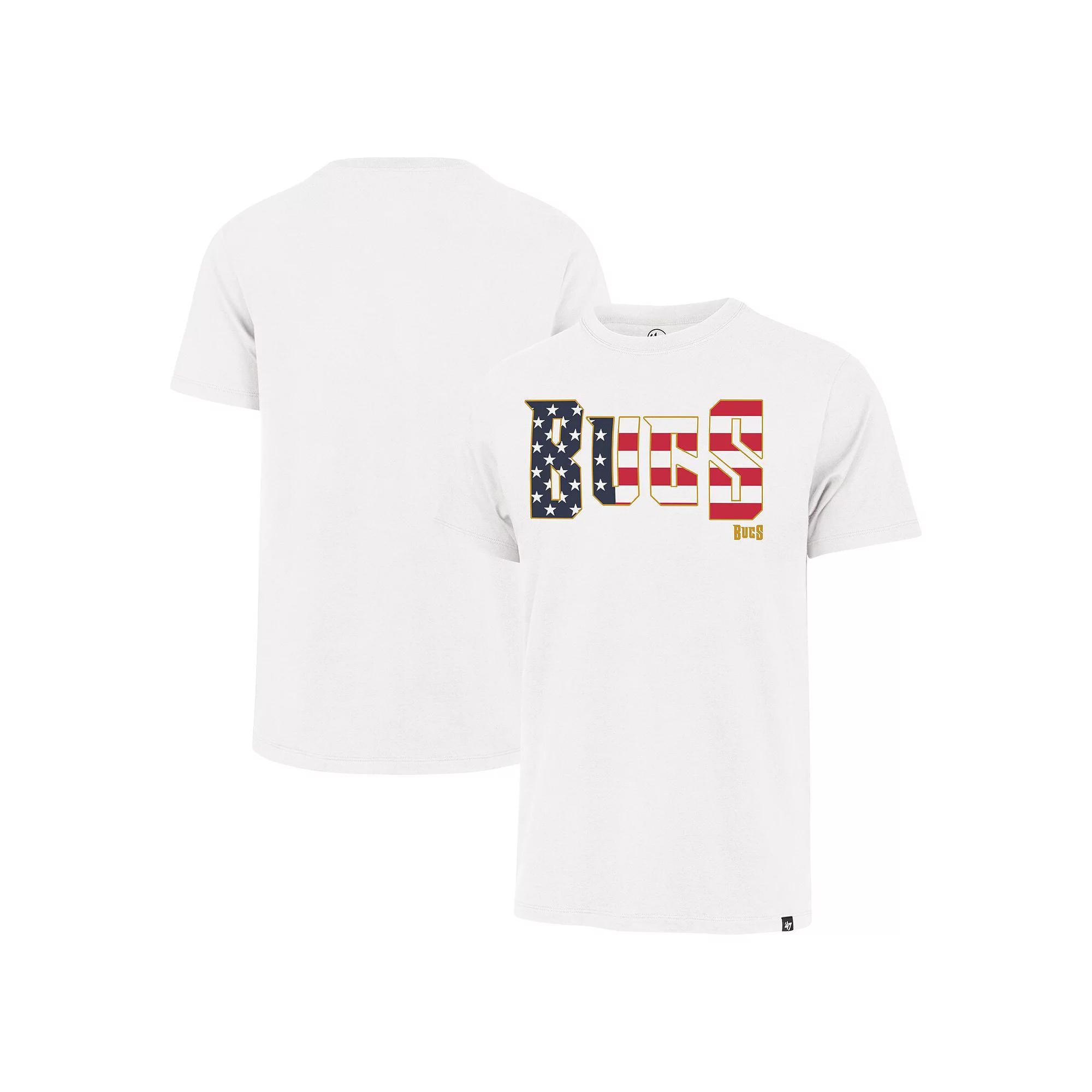 Men's '47 White Tampa Bay Buccaneers Flag Script Franklin T-Shirt, Size: 2XL Product Image