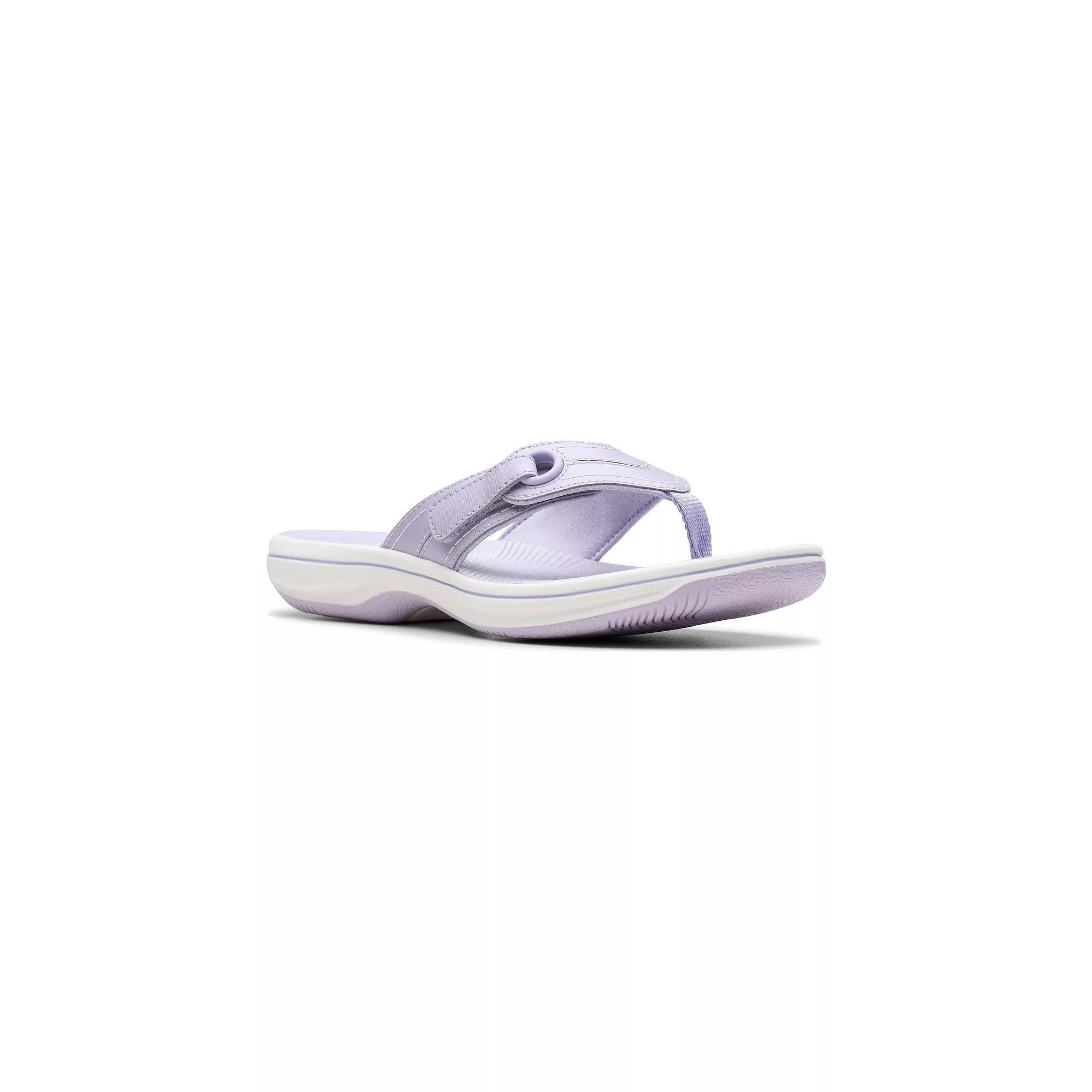 Clarks® Cloudsteppers Breeze Reyna Women's Flip Flop Sandals, Size: 7, Purple Product Image