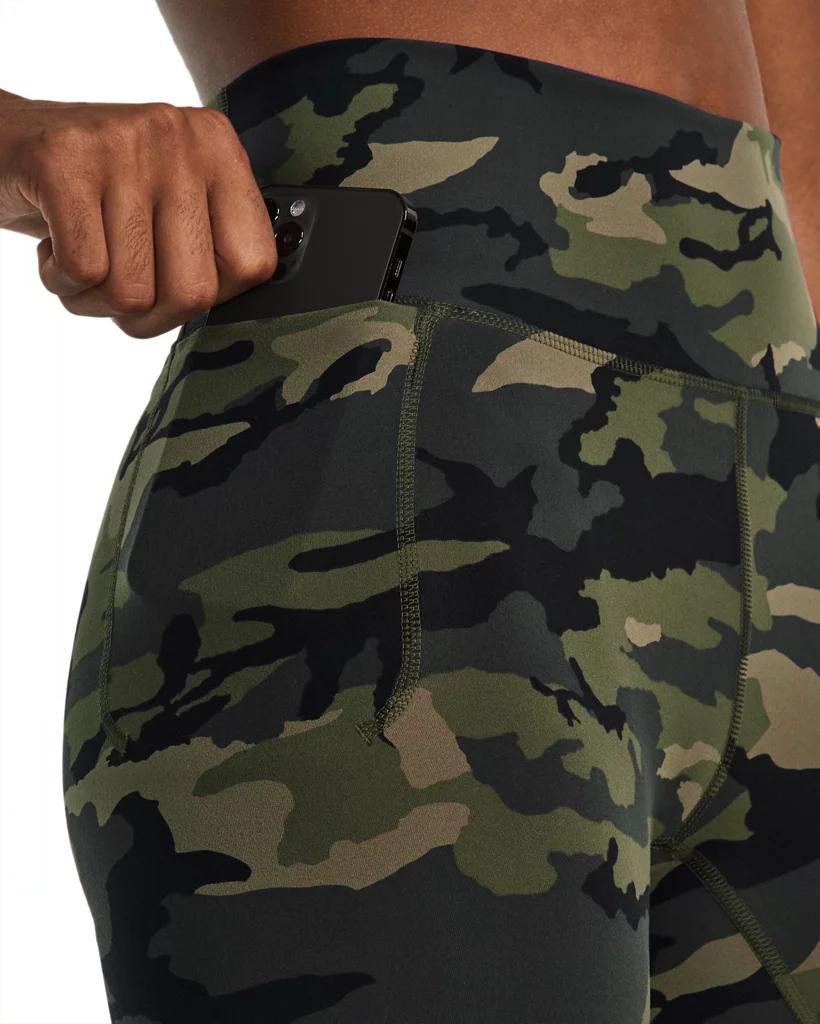 Plus Size Women's Under Armour 8-in. High-Rise Motion Bike Shorts, Size: 1XL, Black  Gray Product Image